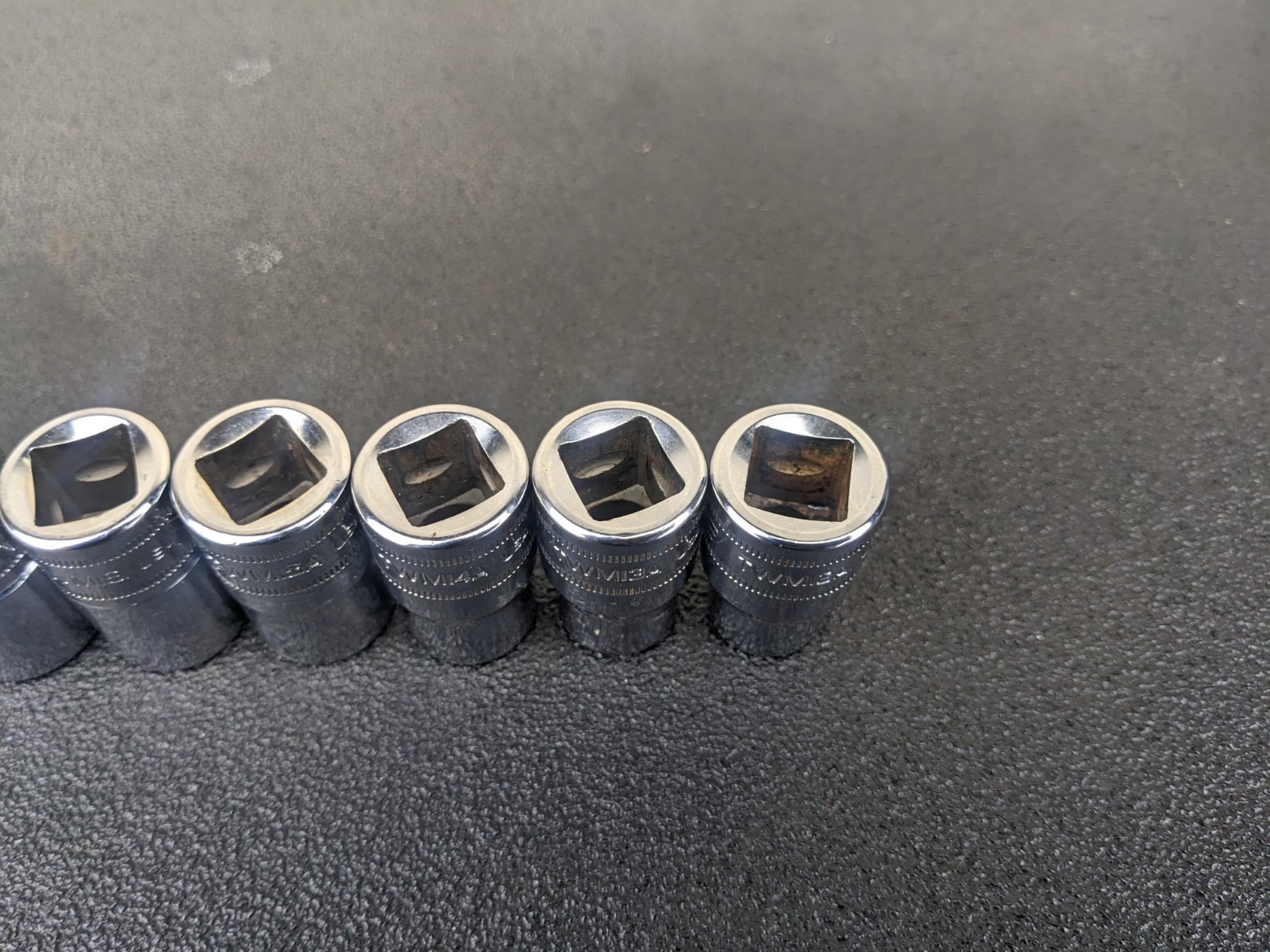 #bp494 Snap On 11pc 6 Point 1/2” drive Shallow Socket Set 24mm