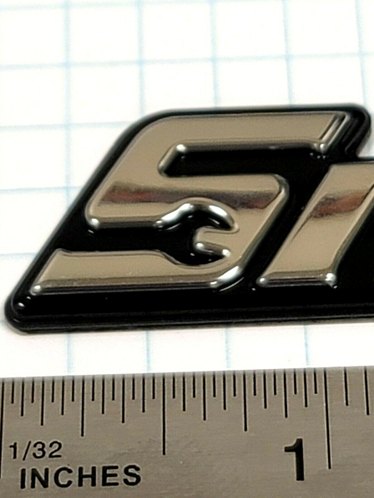 NEW SNAP-ON ™ LOGO SHORT BOX CART 3D ROLL CAB CHROME BADGE EMBLEM DECAL ORIGINAL