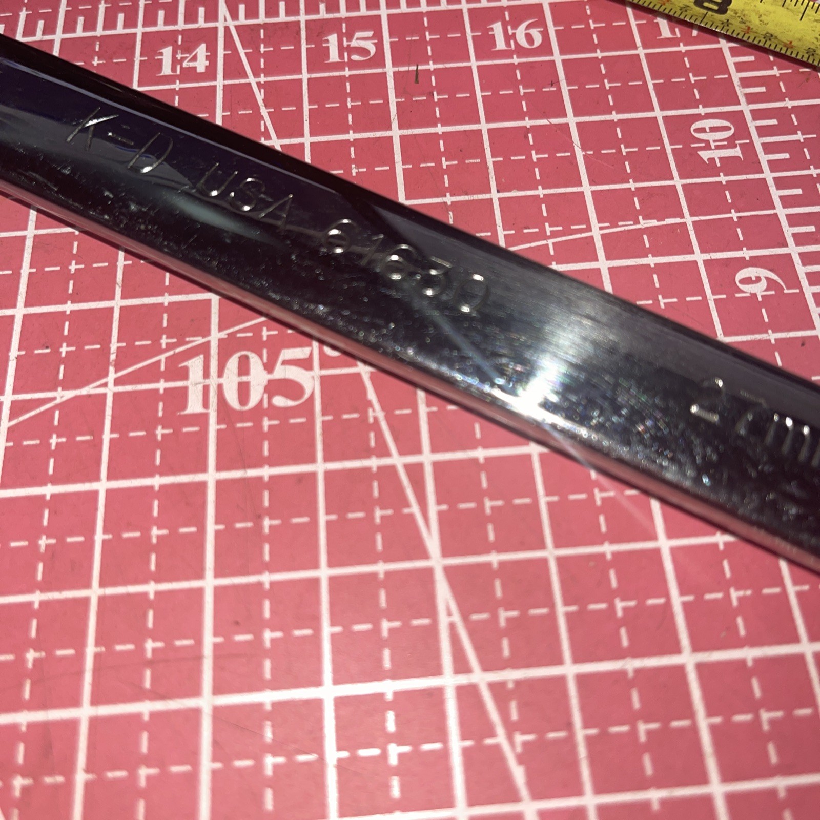 NOS K-D USA 61630 30 x 27 MM Metric Open End Wrench Vintage KD 30MM 27MM