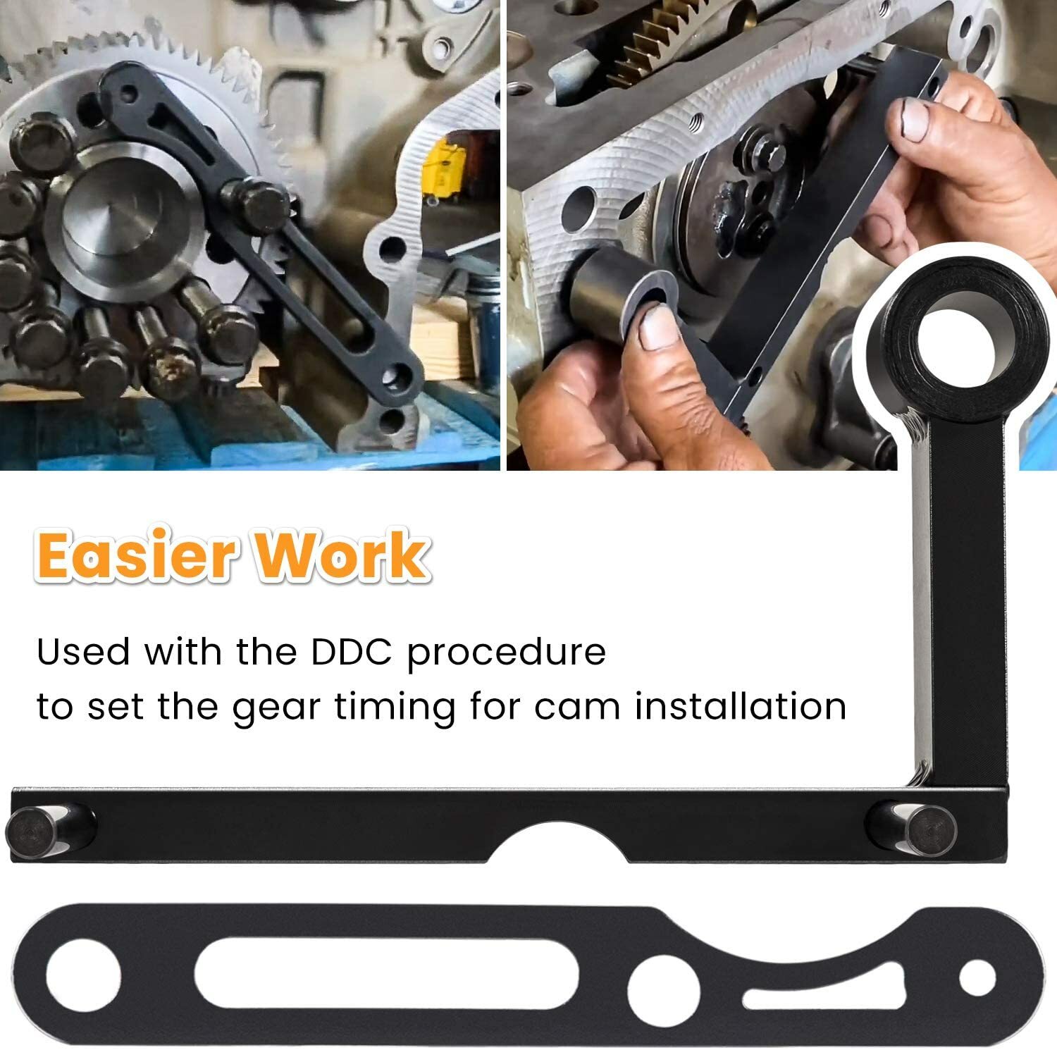For Detroit Idler 3 Cantilever J-47487 and Crankshaft TDC Locating Tool J-48630