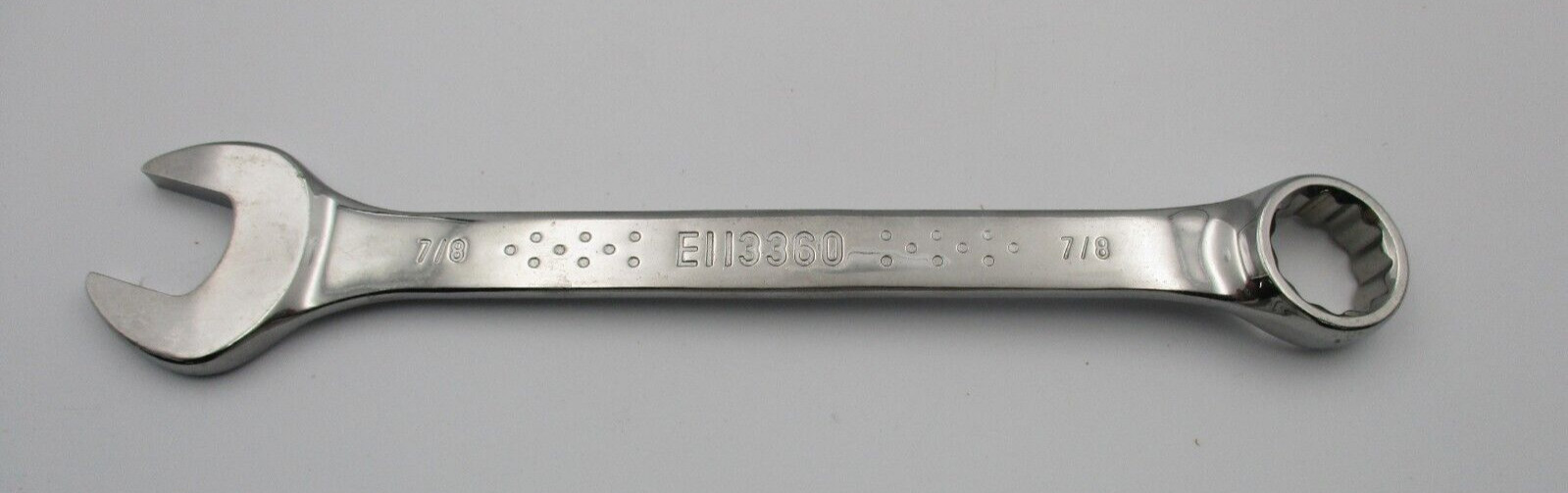 Expert 12 Point 7/8 Combination Wrench 10″ Long E113360