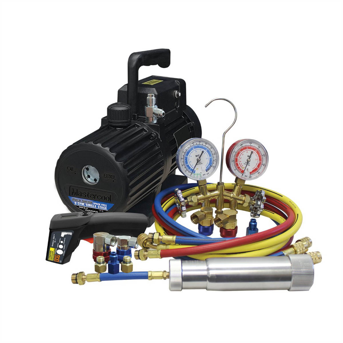 Mastercool 90066-SF KIT DUAL R134A/R1234YF EVACUATION AND CHARGING COMBO KIT
