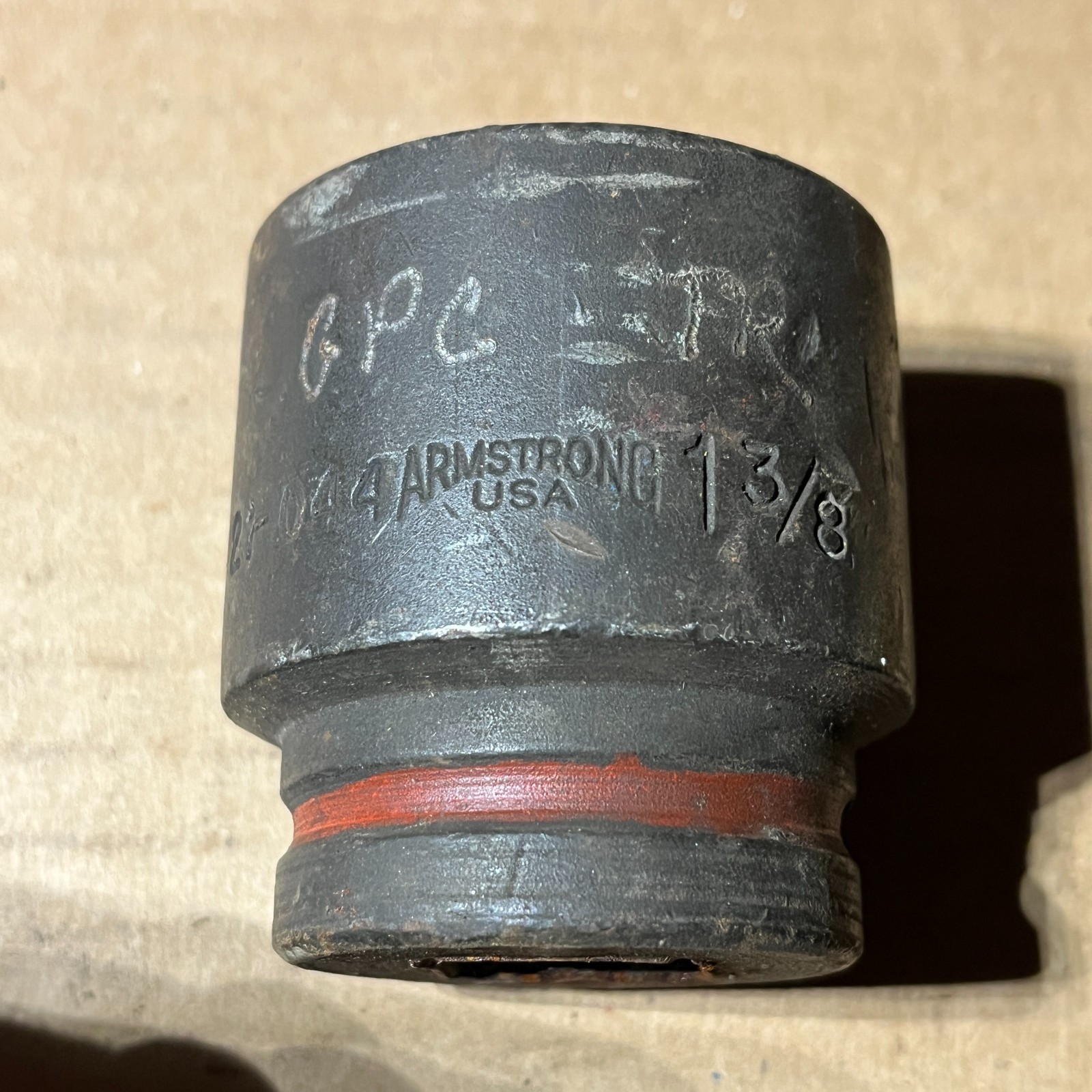 Armstrong Tools 3/4” Drive 1-3/8″ Shallow 6 Pt Impact Socket 21-044 – C