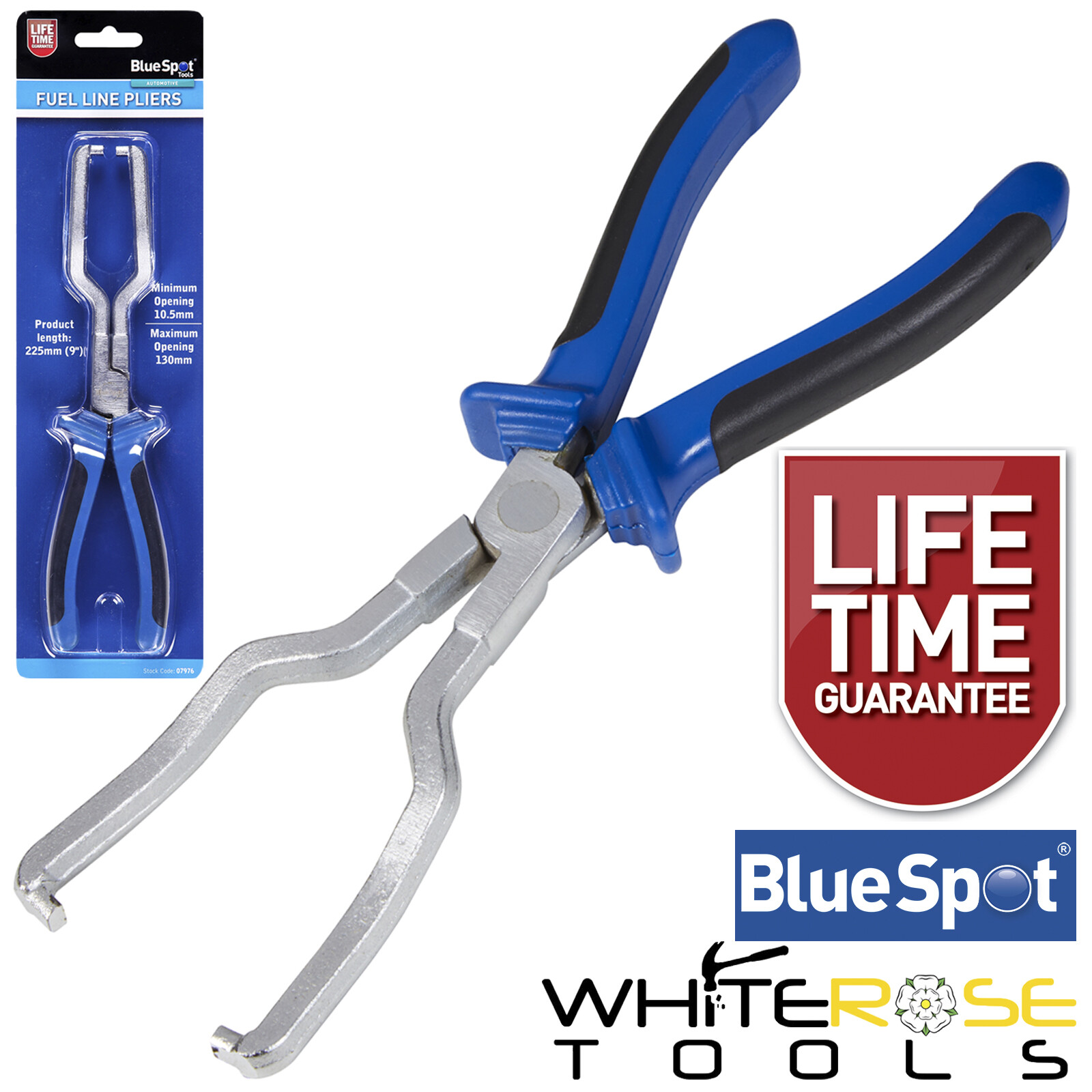 BlueSpot Fuel Line Pliers 225mm Service Hand Tool Garage