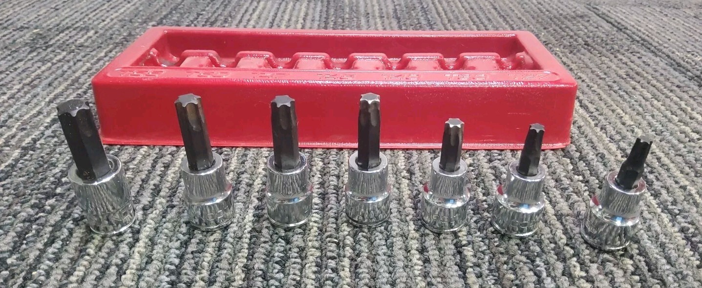 ICON T27-T55 Professional Hex Driver Socket Set – 7 Piece
