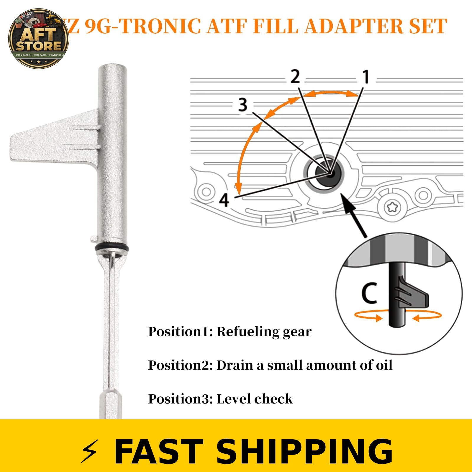 Yuesstloo Transmission Oil Filling Tool for Mercedes 9G-Tronic