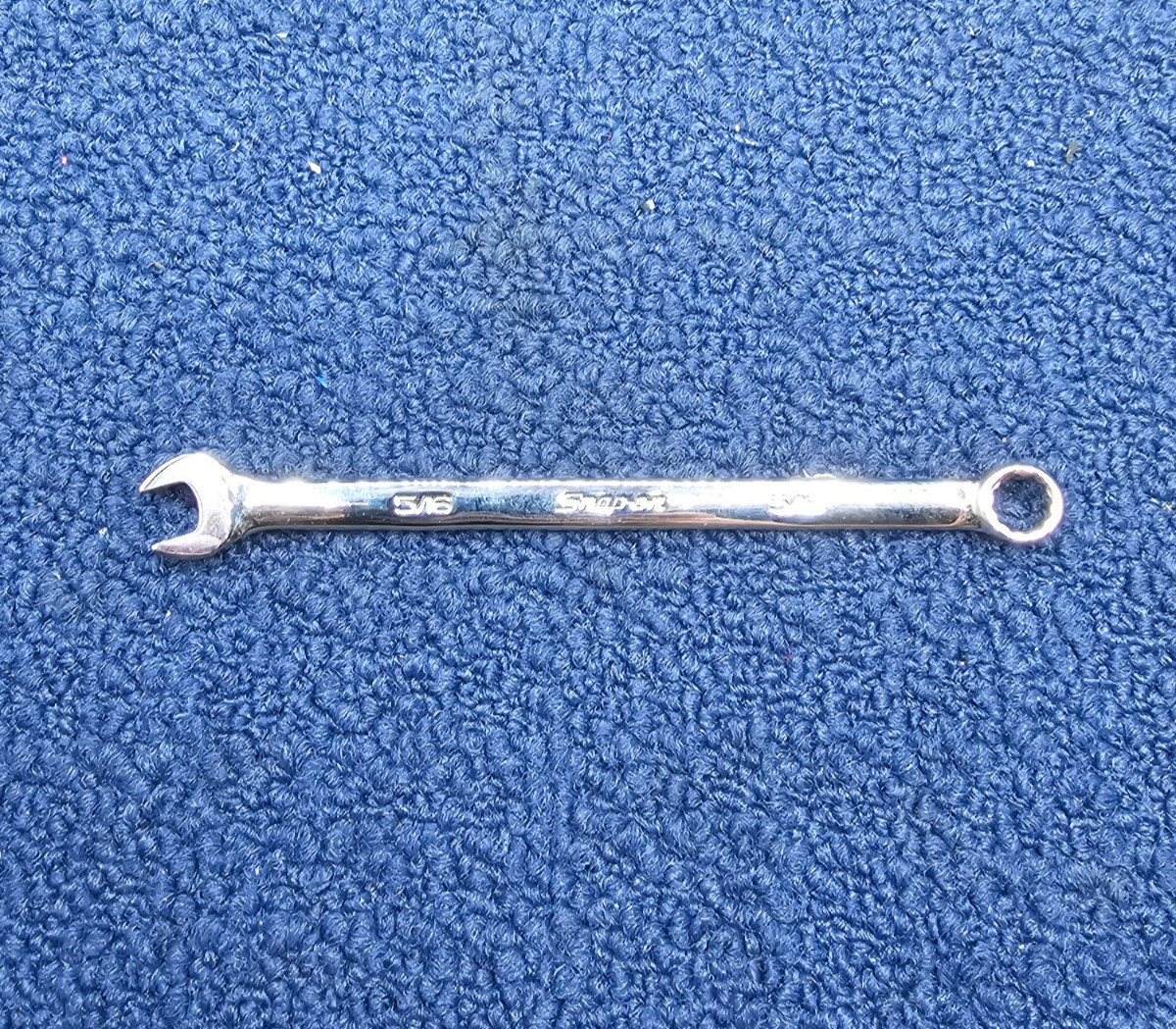 SNAP-ON OEX10B: 5/16″ SAE Standard Length 12PT Chrome Combo Wrench