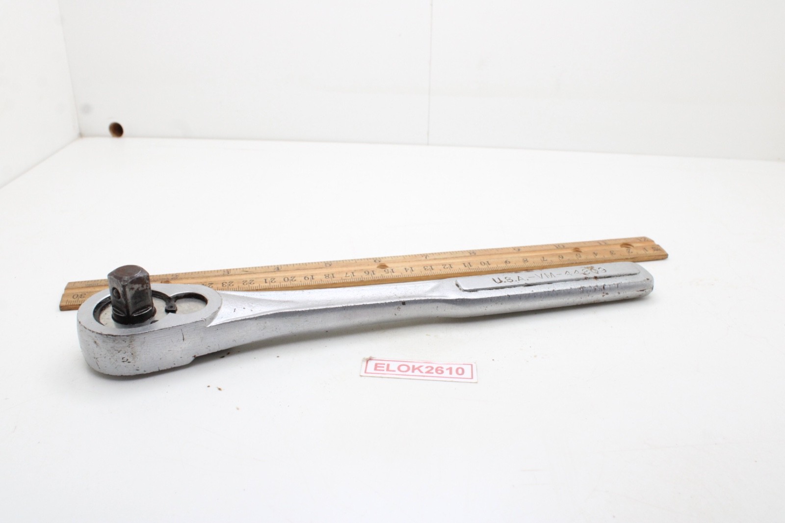 Craftsman VM- 44809 1/2» Drive 10″ Long Chrome Quick Release Ratchet USA