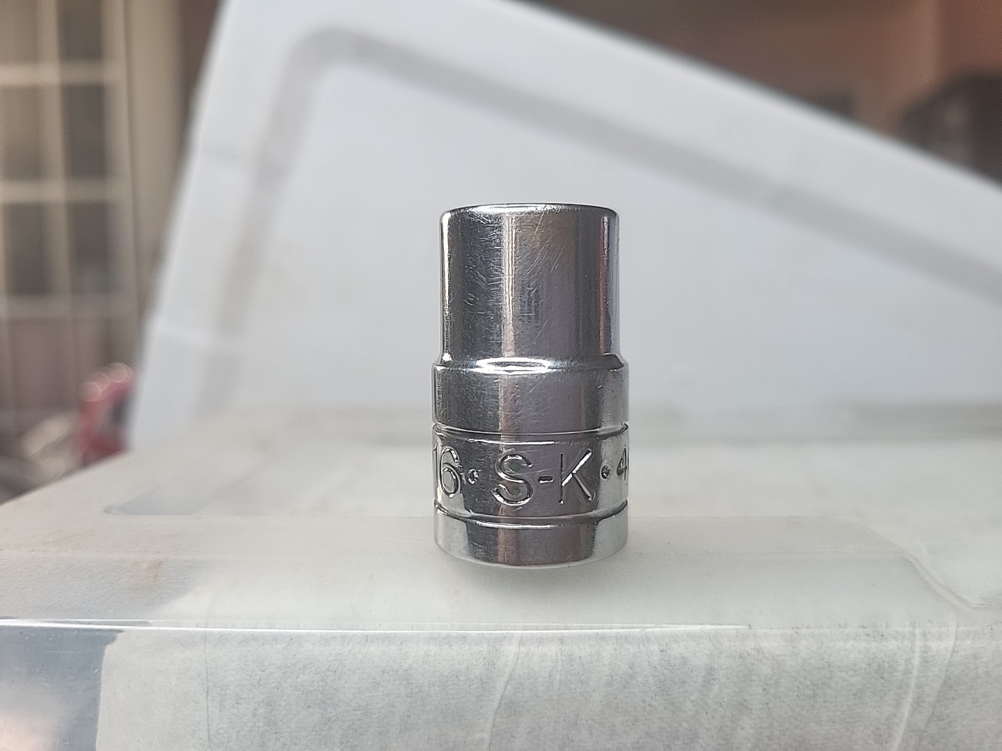 SK 40118 9/16″ Socket, 1/2″ Drive 6 Point Shallow Polished Chrome Socket USA