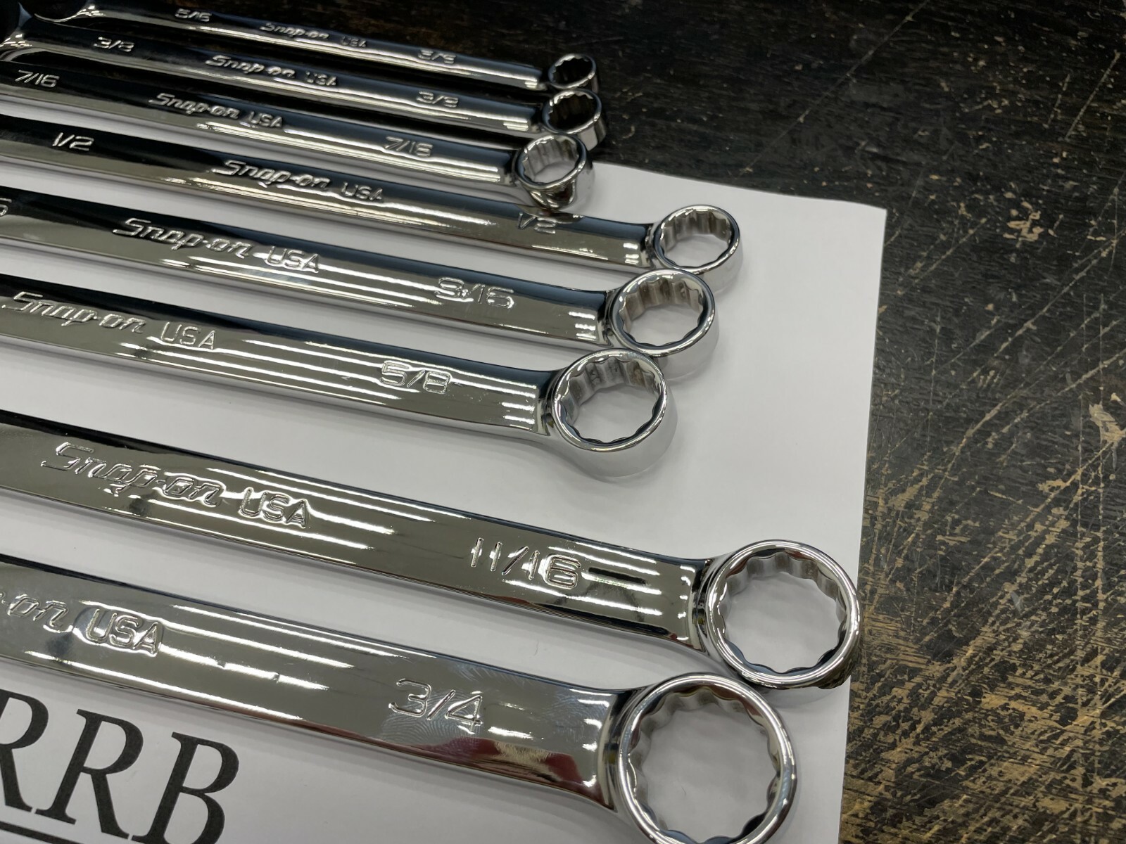 Snap-on Tools USA NEW 10pc 12 Point Flank Drive PLUS Combo Wrench Set SOEX710