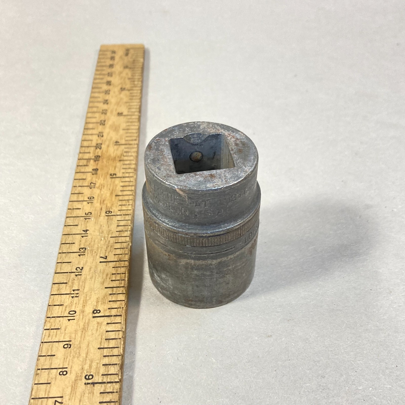 Snap-on 1-3/16″ Socket 3/4″ Drive 12 Point Shallow #LDH-382 USA