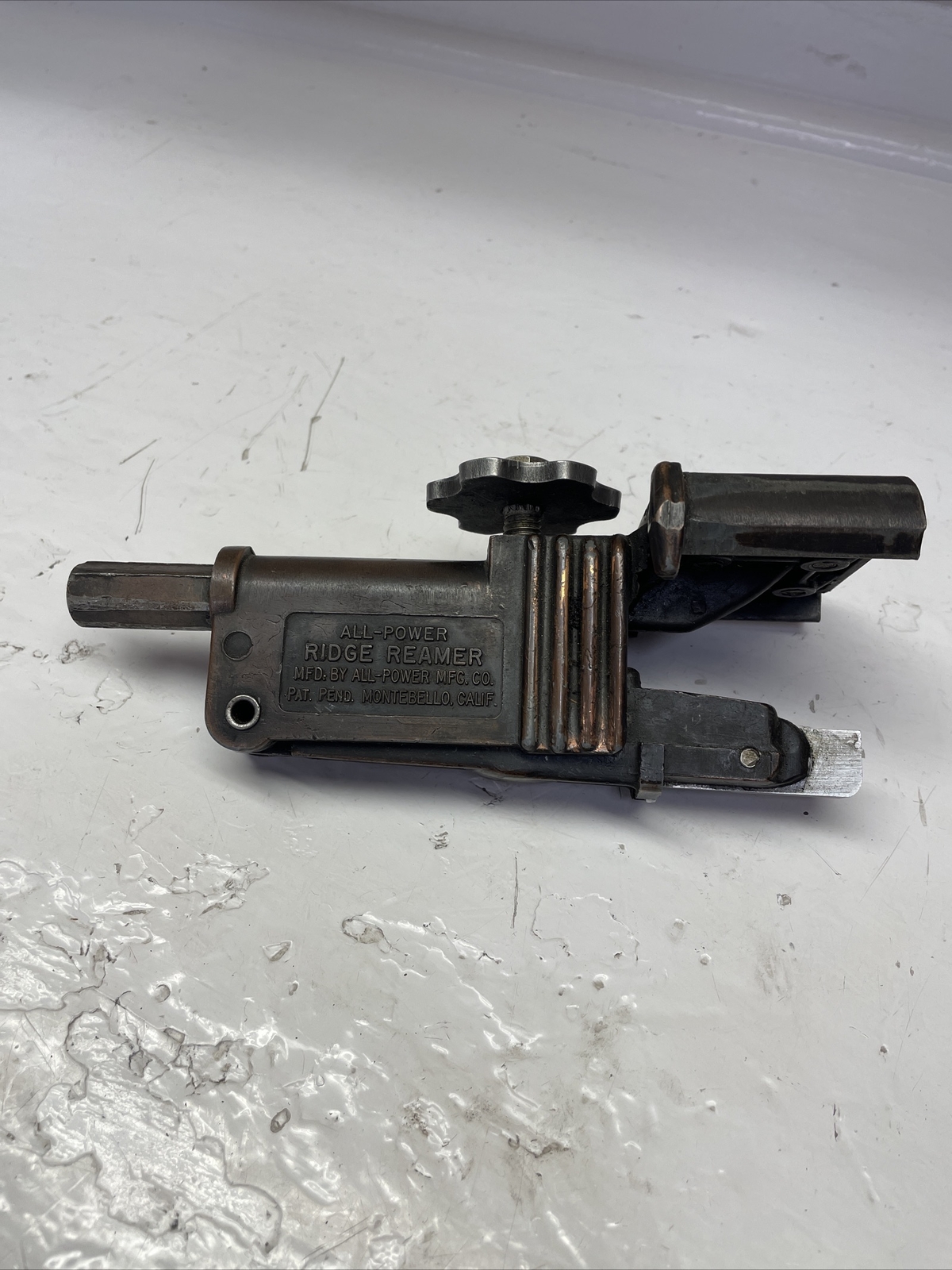 Vintage All-Power Engine Cylinder Bore Ridge Reamer USA.