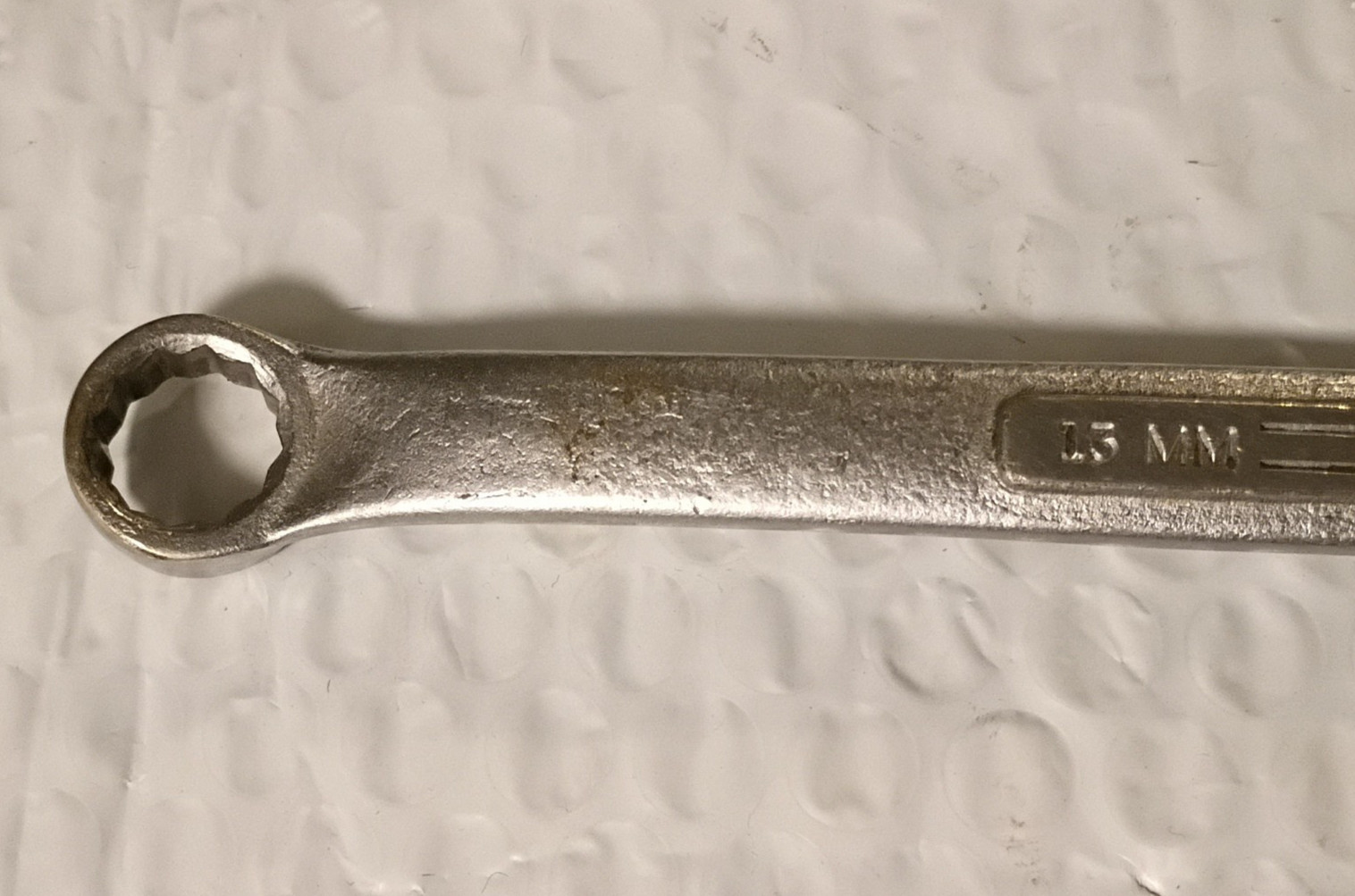 CRAFTSMAN TOOLS USA V, 13MM. x 15MM. DBL. BOX WRENCH, 9.5″ LONG, 12 POINT.