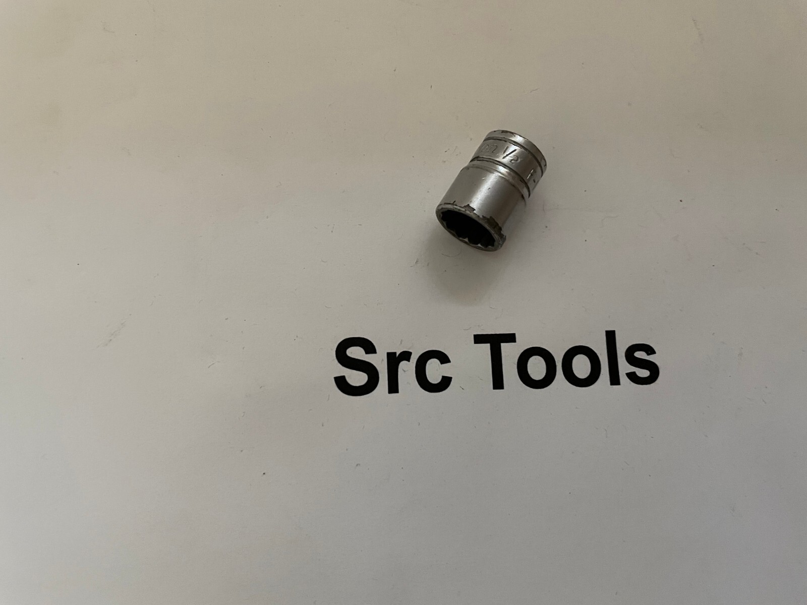 Snap-On Tools USA 3/8″ Drive 12pt 1/2″ SAE Shallow Chrome Socket F161