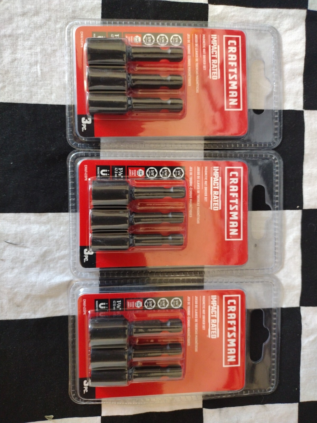 Craftsman Magnetic Drivers 1/4″ 5/16″ 3/8″ 1/4″ Shank Impact Rated Free shipping