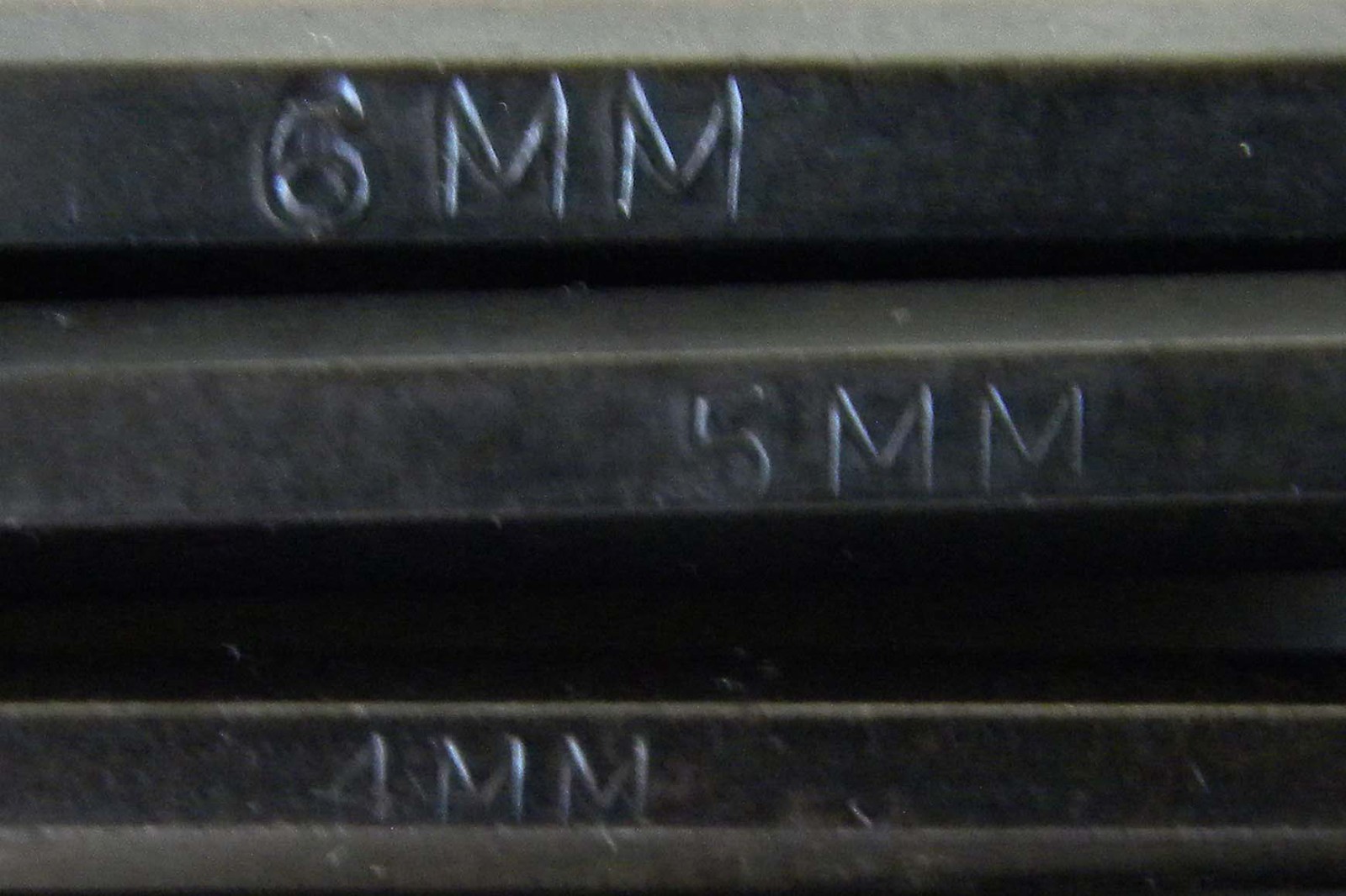 Vtg Snap-On Kenosha #AWM5K 5PC Folding Metric Hex Allen Wrench Set 4MM-10MM