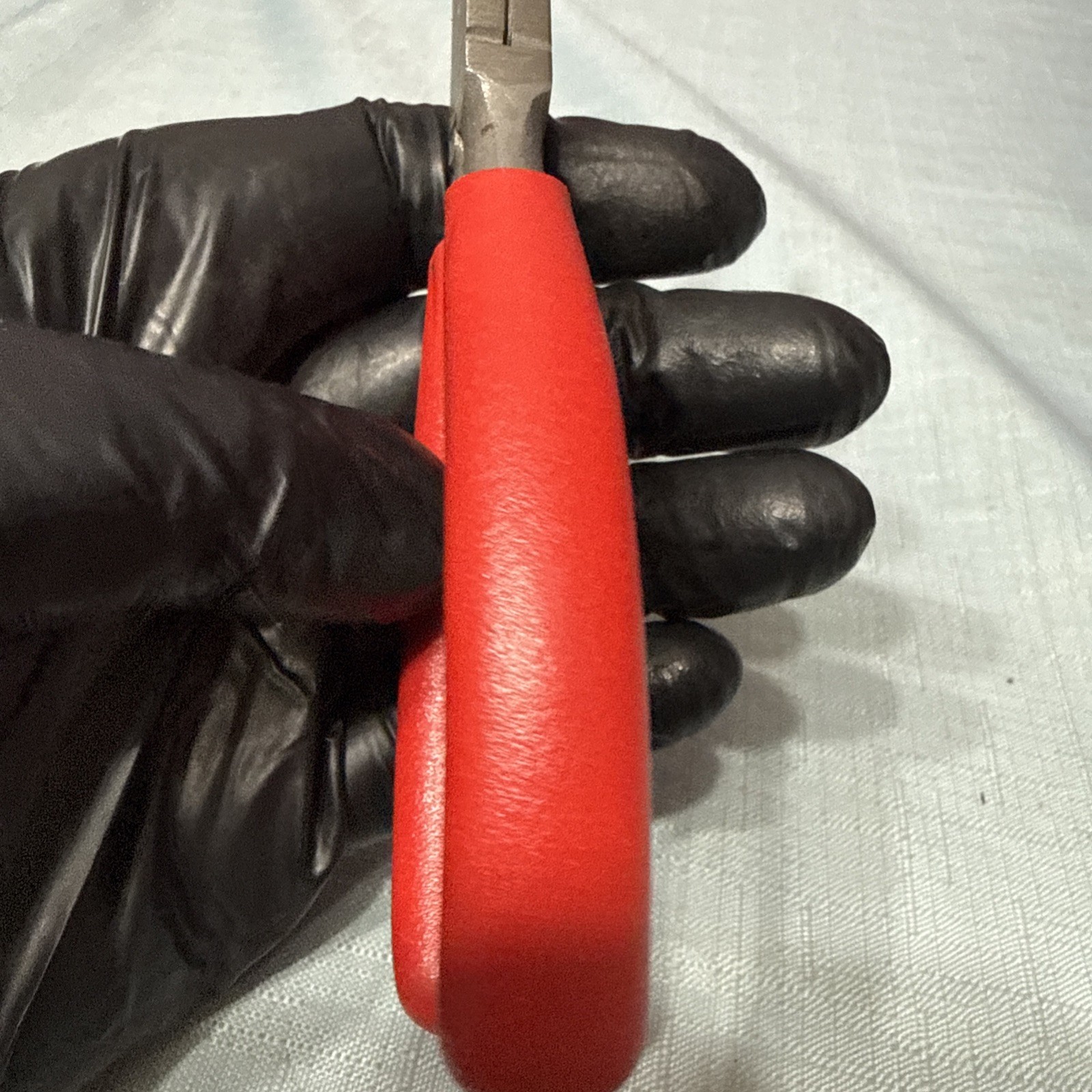 Snap-On Tools USA 96BCP 7″ Long Red Comfort Grip Handle Needle Nose Pliers