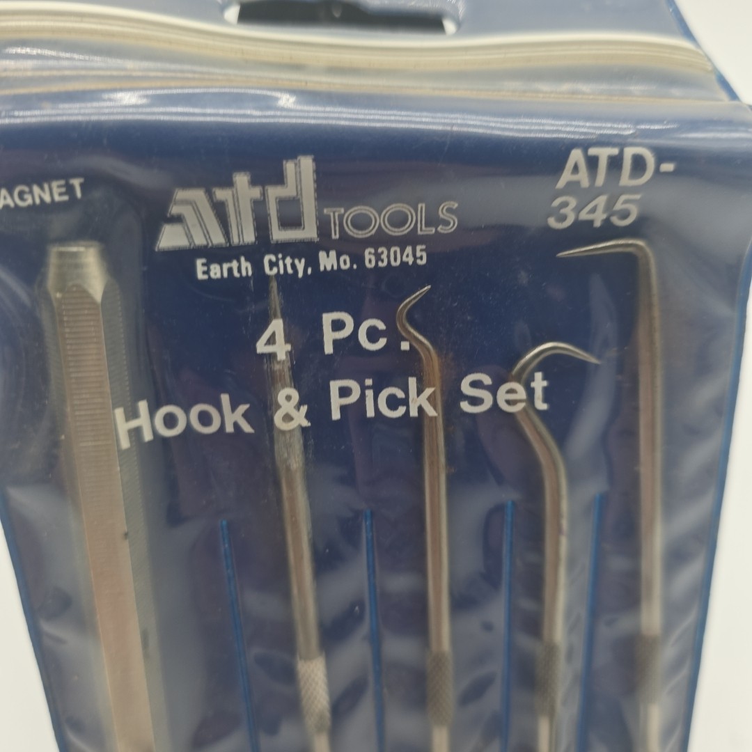 ATD tools ATD-345 4 Pc Hook And Pick Set New