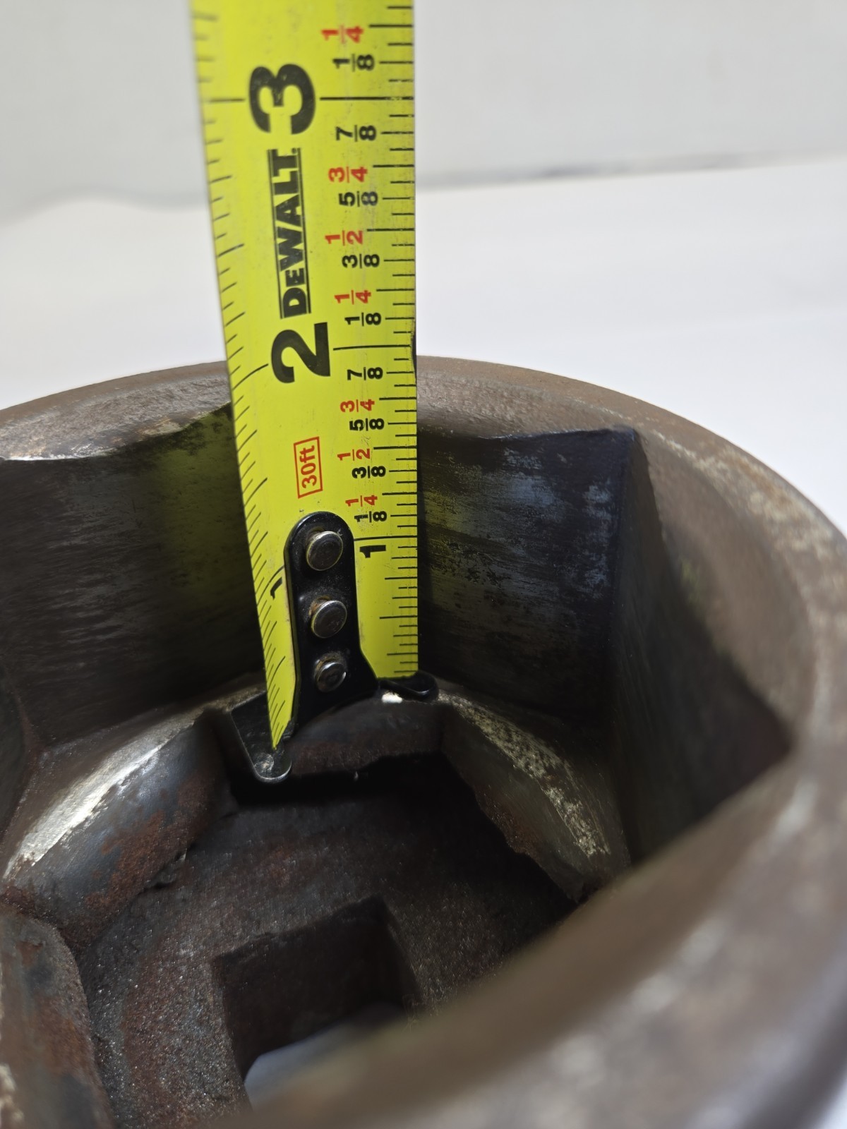 Vintage Snap-on IM963 3″ 1″ Drive 6 Point Shallow Impact Socket USA Heavy Duty