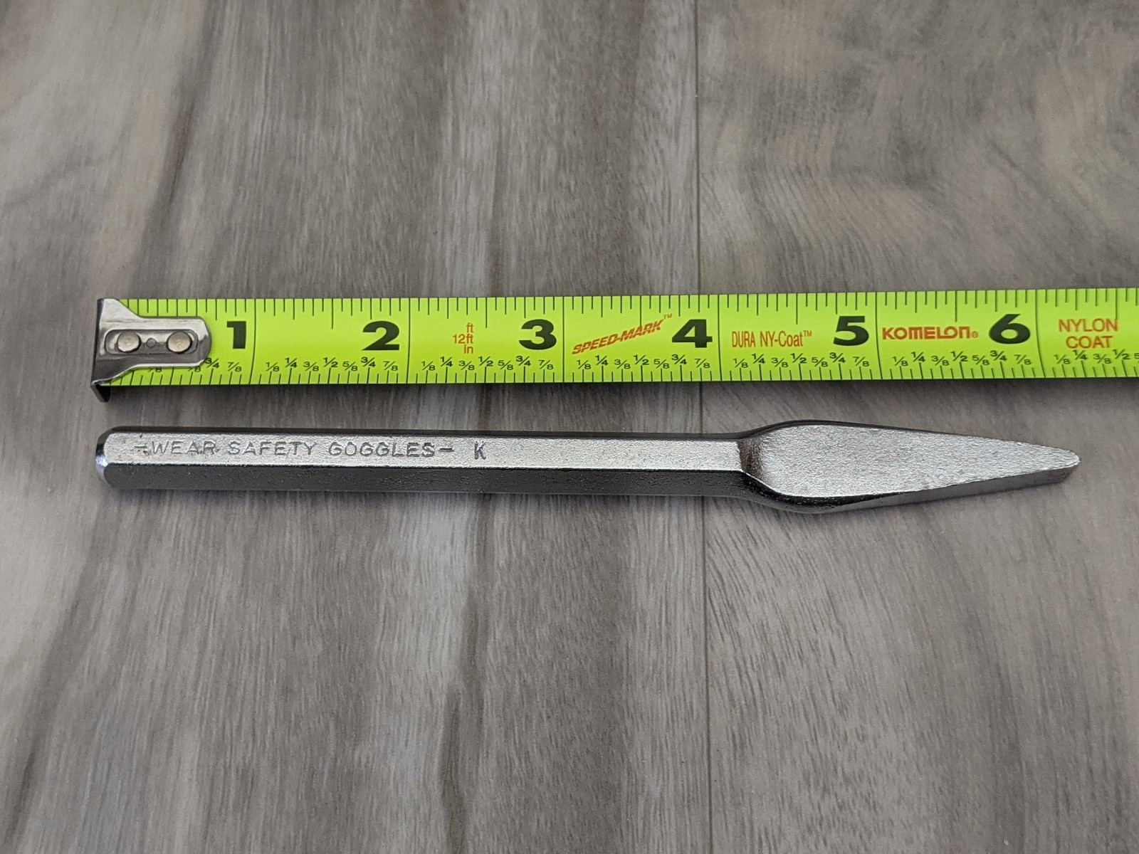 K 6″ Cape Chisel Brand New Old Stock No Brand Marking On Chisel Similar To Other