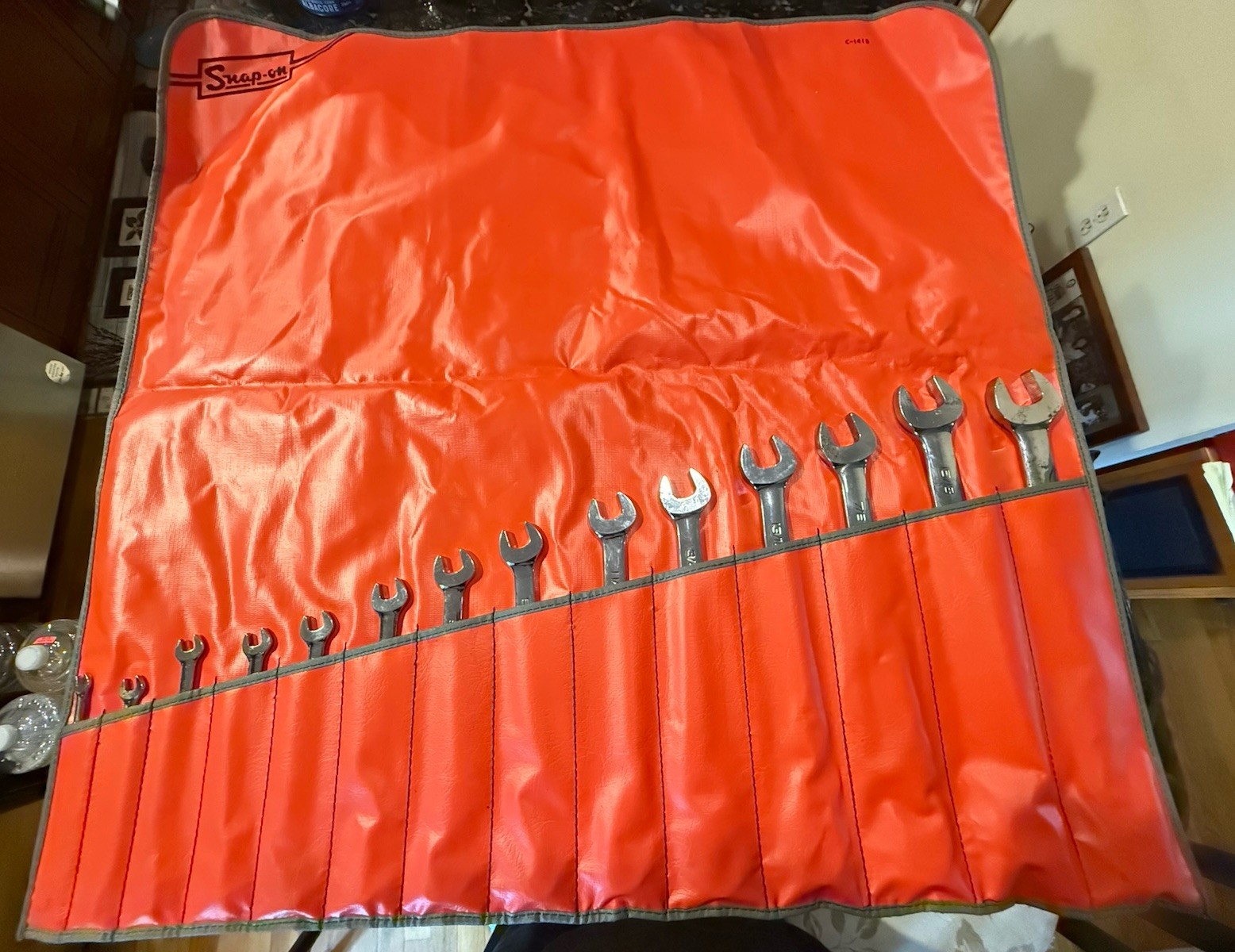 ULGY NOS Snap On 14 Pc OEX SAE Combo Wrench 12 Pt. Set C-141B Date Code 1997 USA
