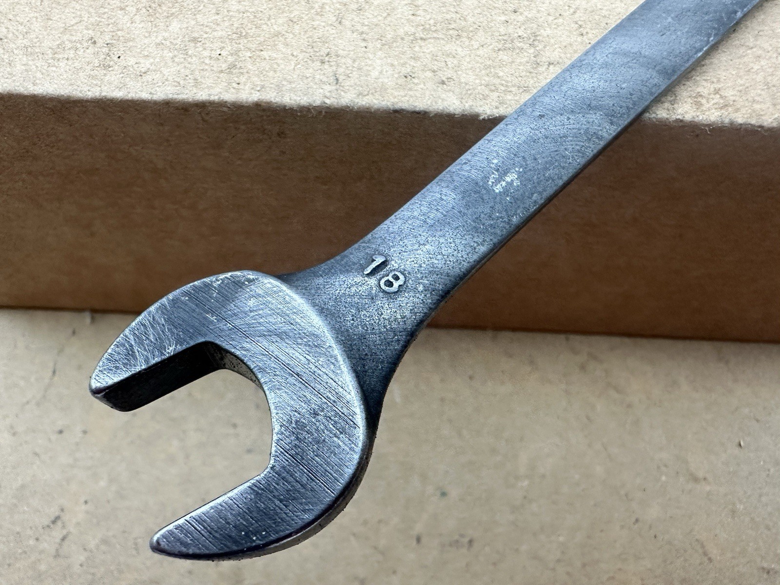 PROAMERICA 3018 DOUBLE OPEN END WRENCH 9/16 x 5/8 INCH Vintage Made USA Good