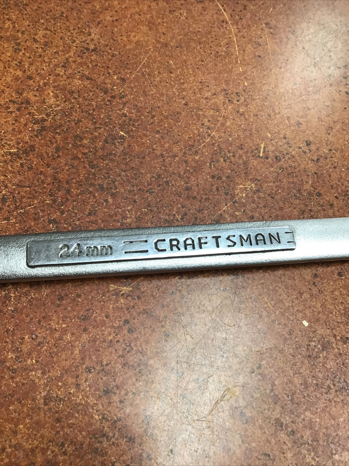 Craftsman Combination Wrench 24mm Forged in USA -V- 42923