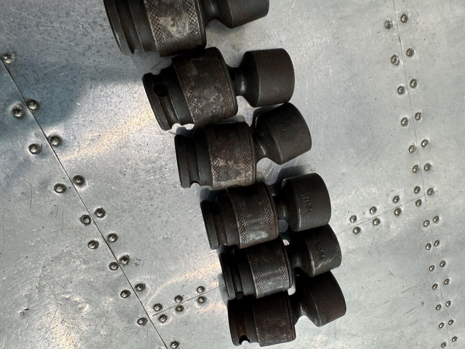 Expert 3/8” Drive 12 pc. Metric Impact Swivel Socket Set 10mm To 19mm
