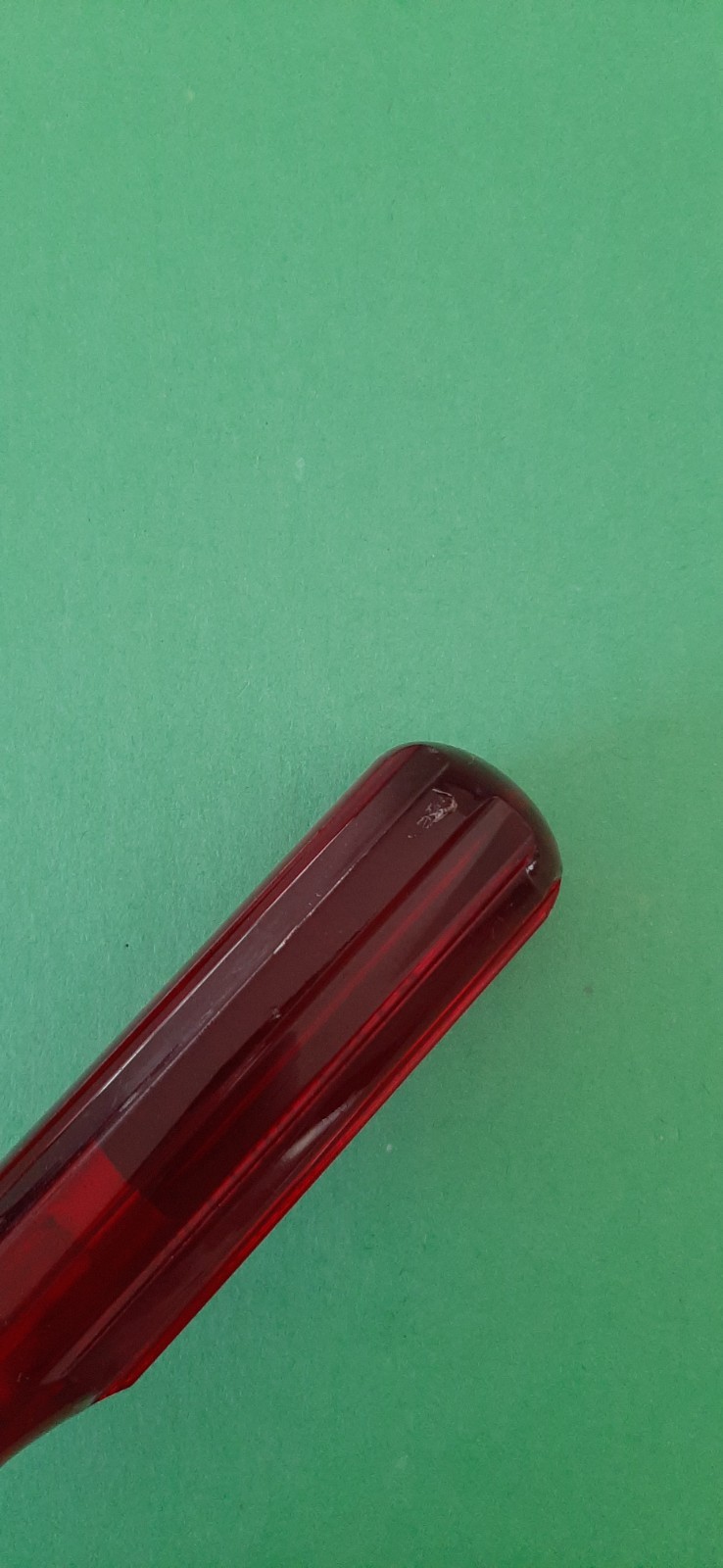 NOS NEW Millers Falls #4 USA No. 850-8 Phillips Head Screwdriver Clear Red E8