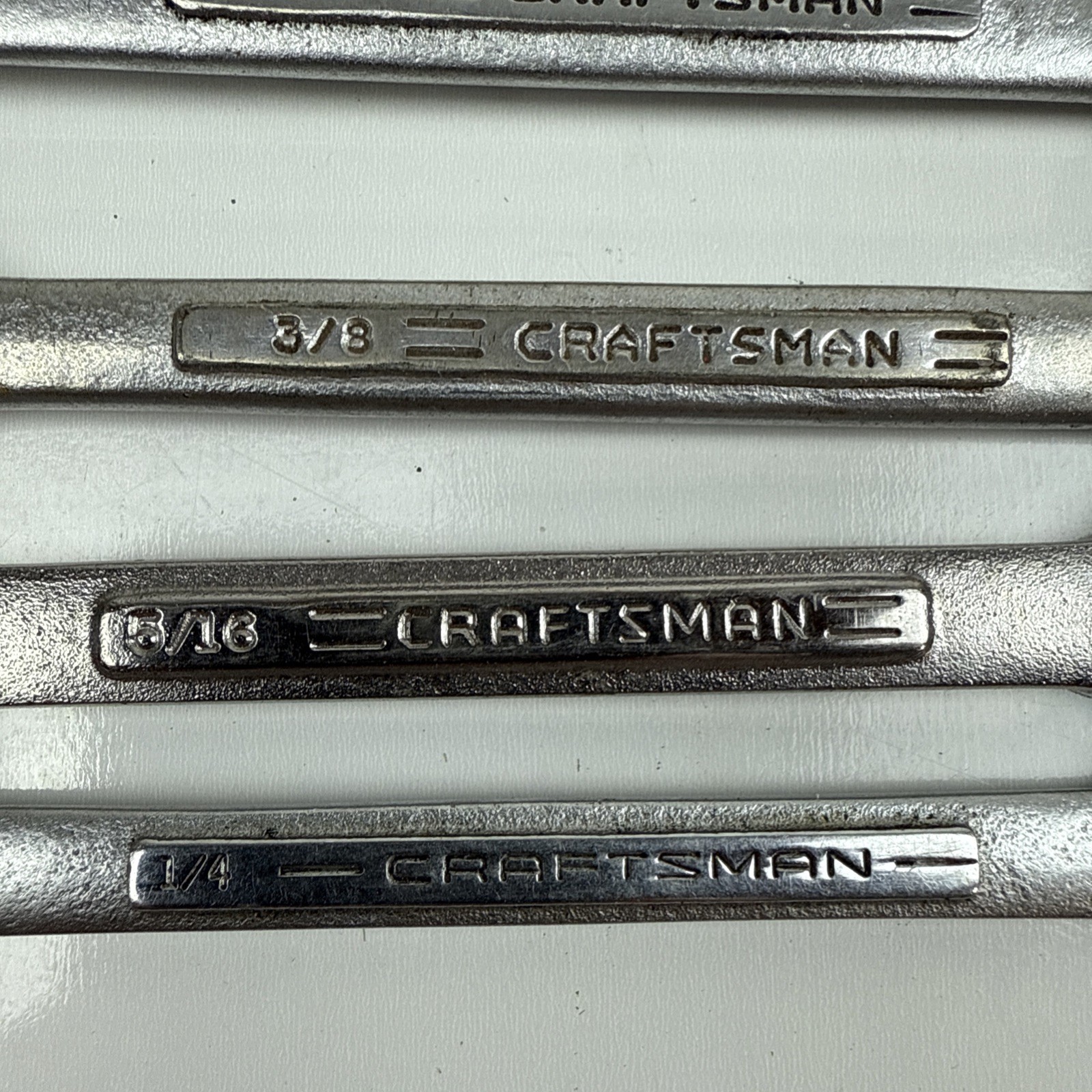 Craftsman SAE Combination Wrench Set USA 12 Pt 1/4″ 1 15/16” 15 Tools V&VV
