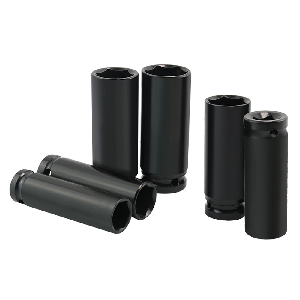 1/2″ Deep Impact Socket 6-Point Impact Tools CR-MO SAE 7/16 to 1-1/4-Inch