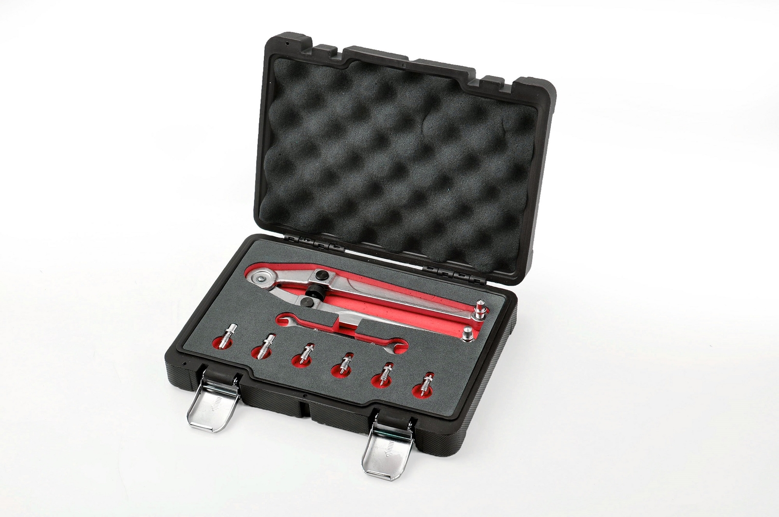 Adjustable Pin Spanner Tool Set Gland Nuts Wrench with top holes, 8 Pin 2.5-9mm