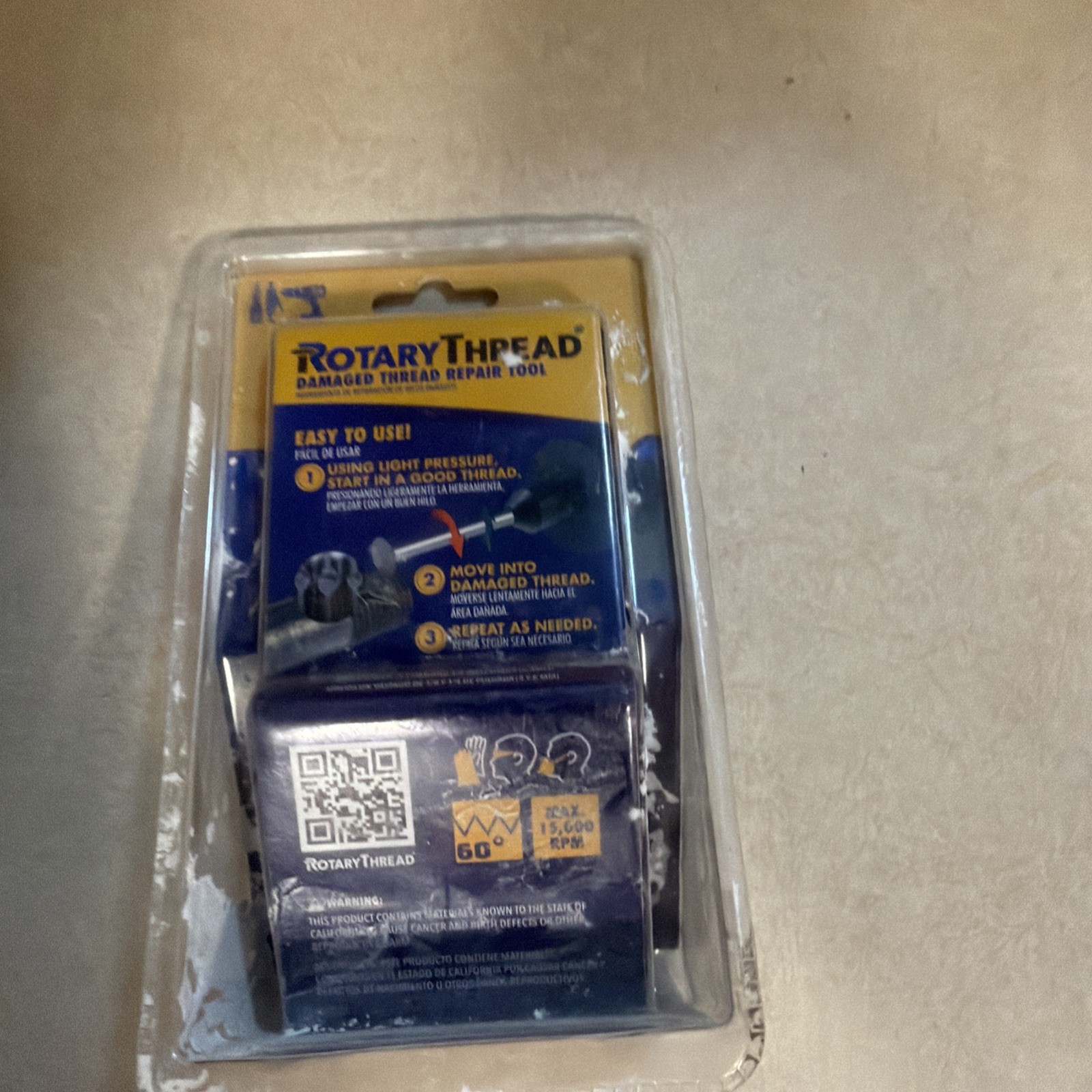 ROTARY THREAD Damaged Thread Repair Tool – Chase, Restore, Repair, and Clean
