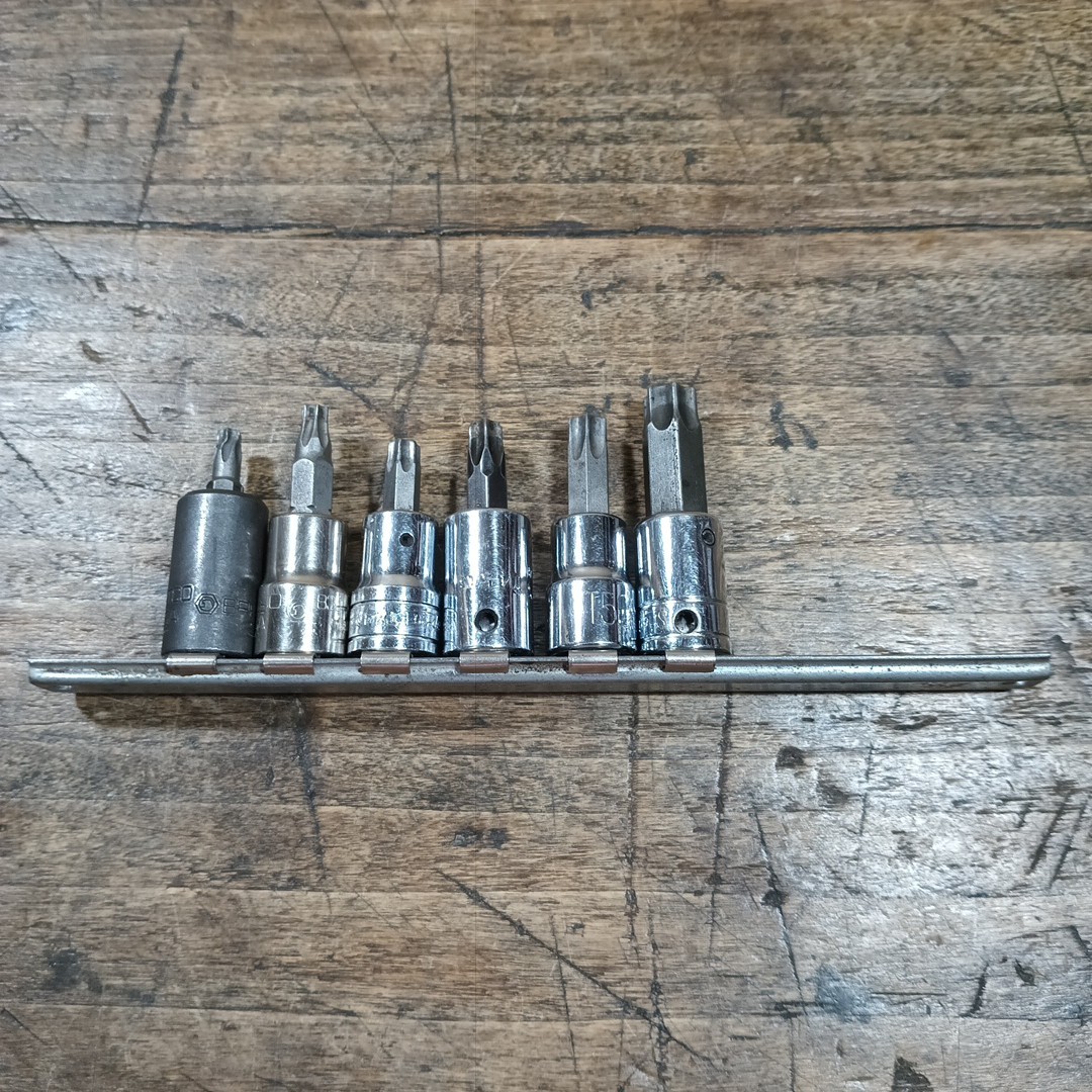 Snap-On Tools Matco Mac Torx Bit Sockets 3/8 Drive A265 Rail FTX55 FTX40 T45 T30