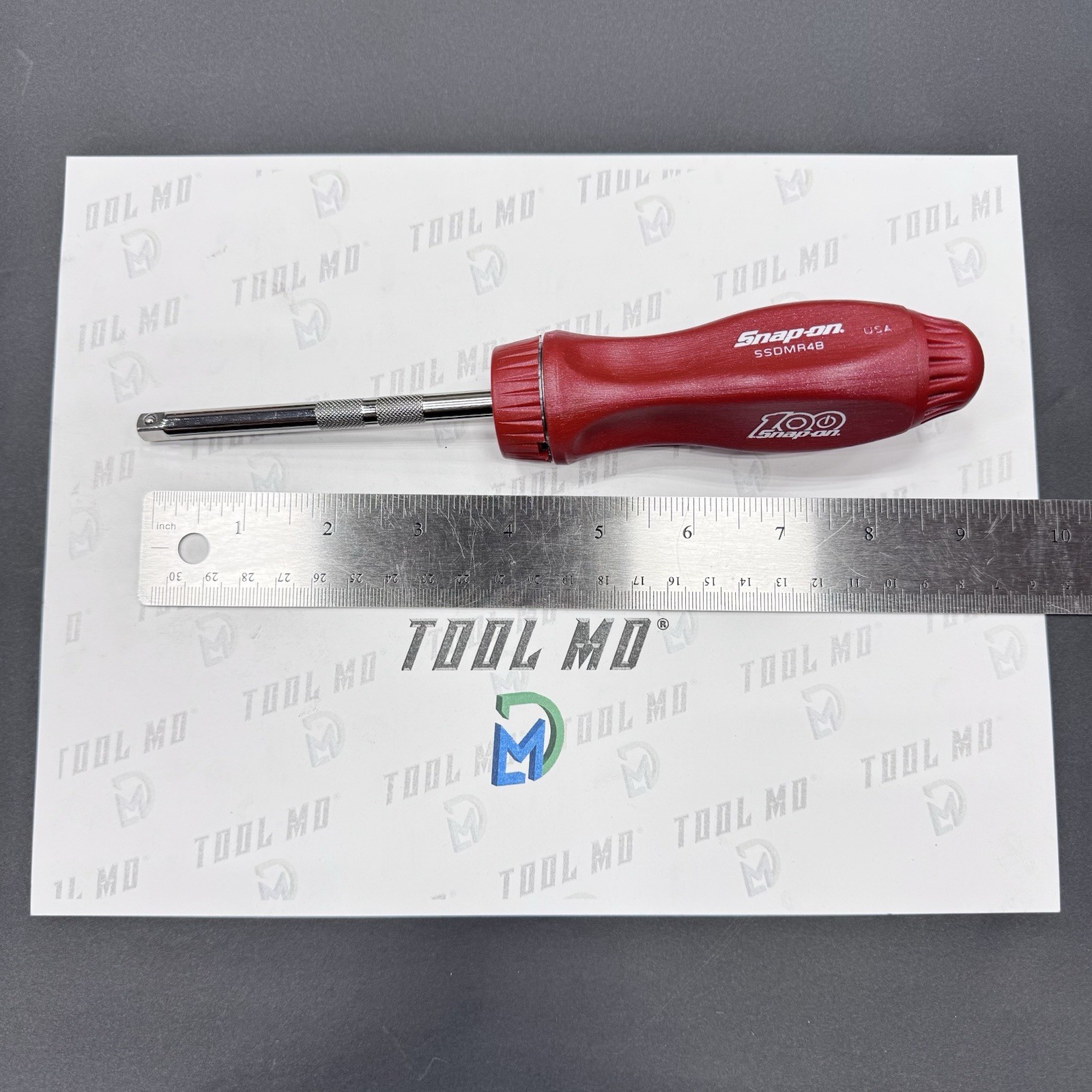 Snap-on Tools NEW 100th Anniversary 1/4″ Drive 4″ Ratcheting Driver TMR4MRZ