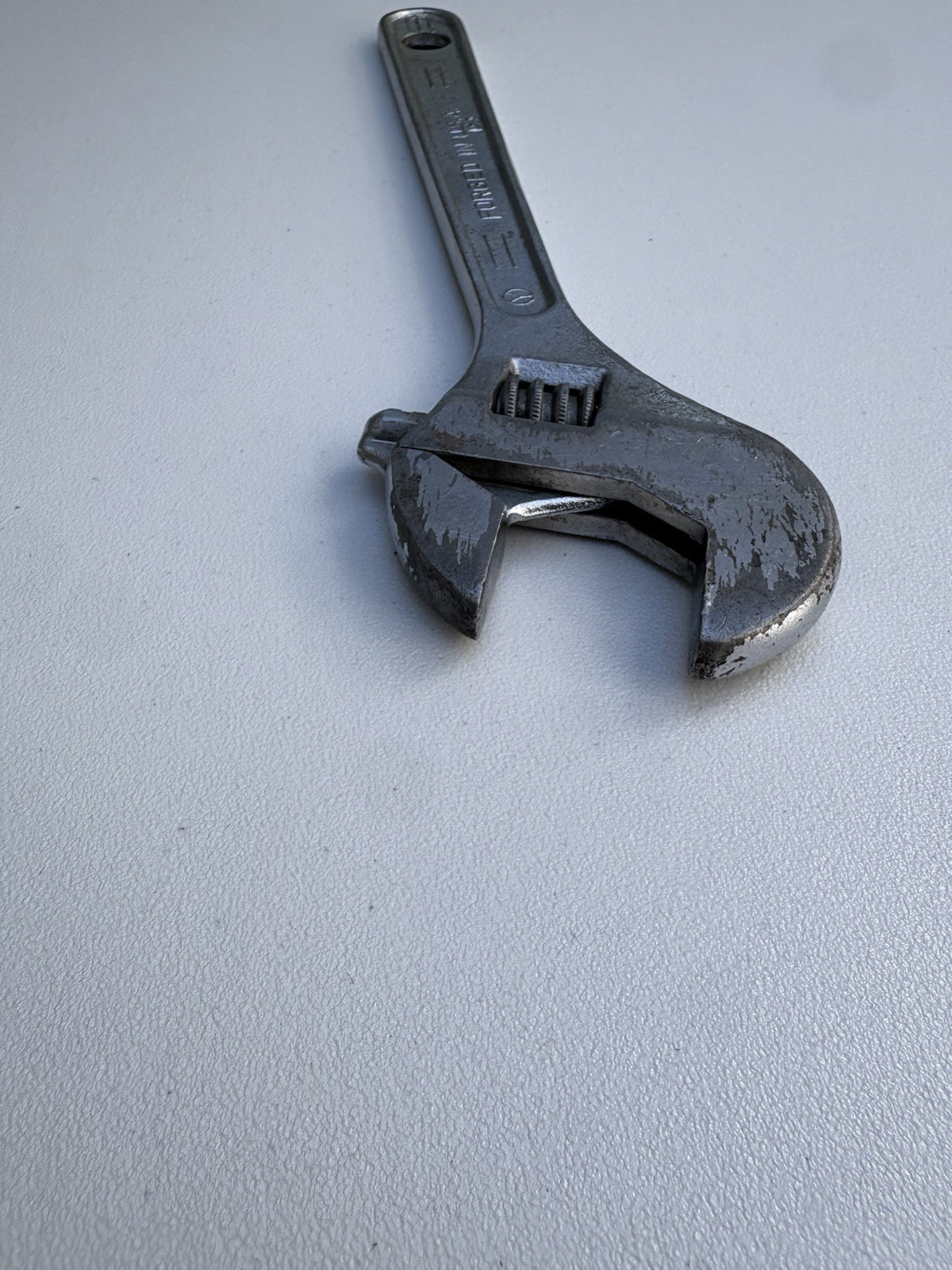 Vintage Craftsman 10″ Inch 250mm Adjustable Wrench Forged in USA – 44604