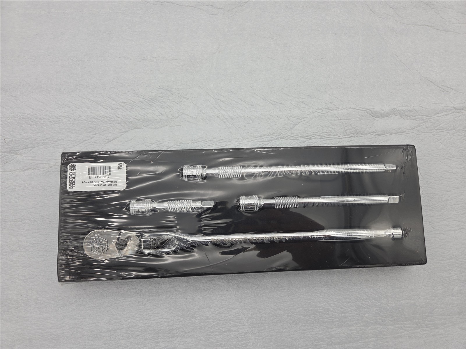 Matco Tools BFR128SET 3/8″ Drive Locking Flex Head Ratchet Extension Set