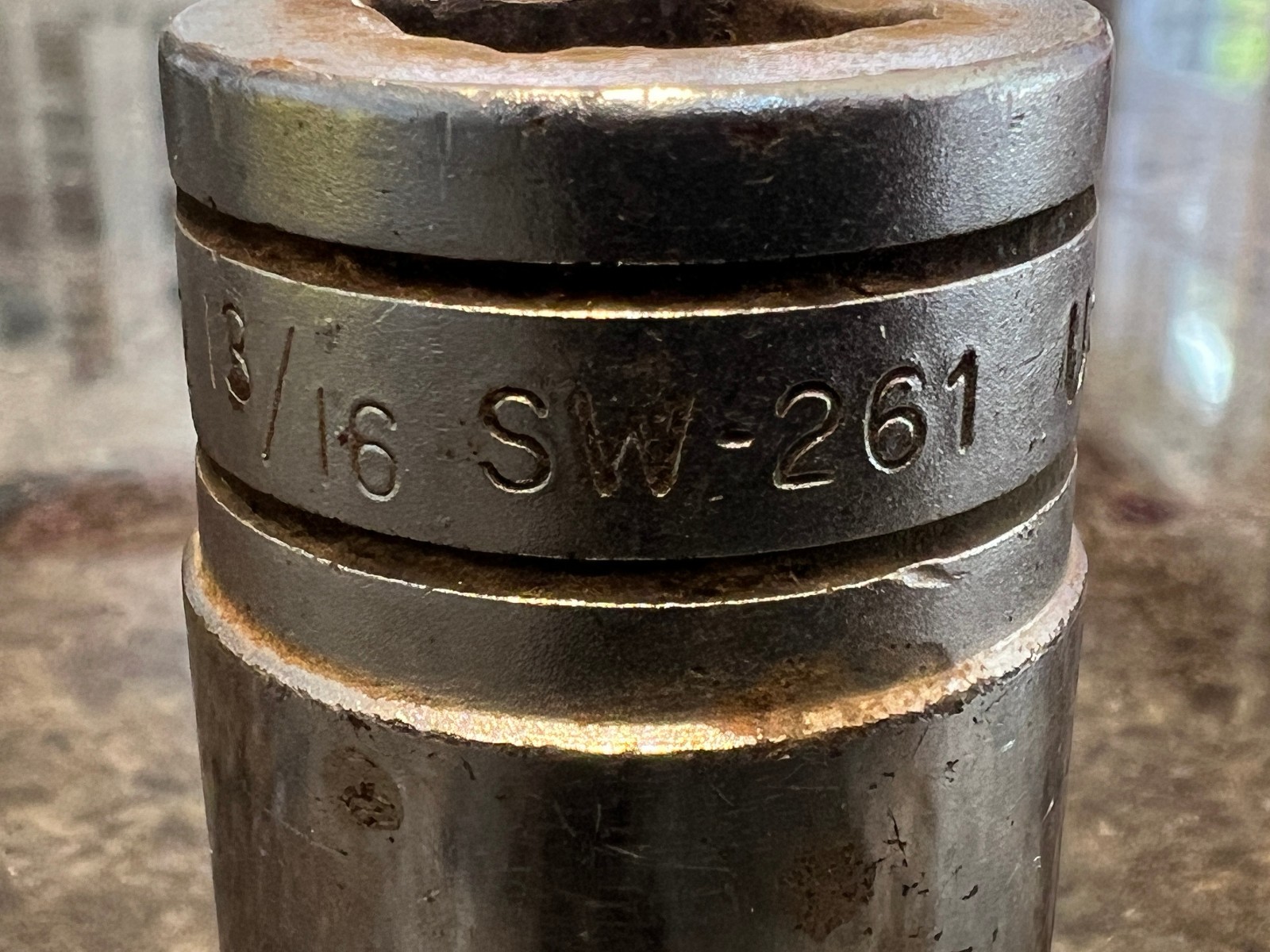 Snap on SW261 13/16 Socket 1/2 Drive 12 Point USA Vintage
