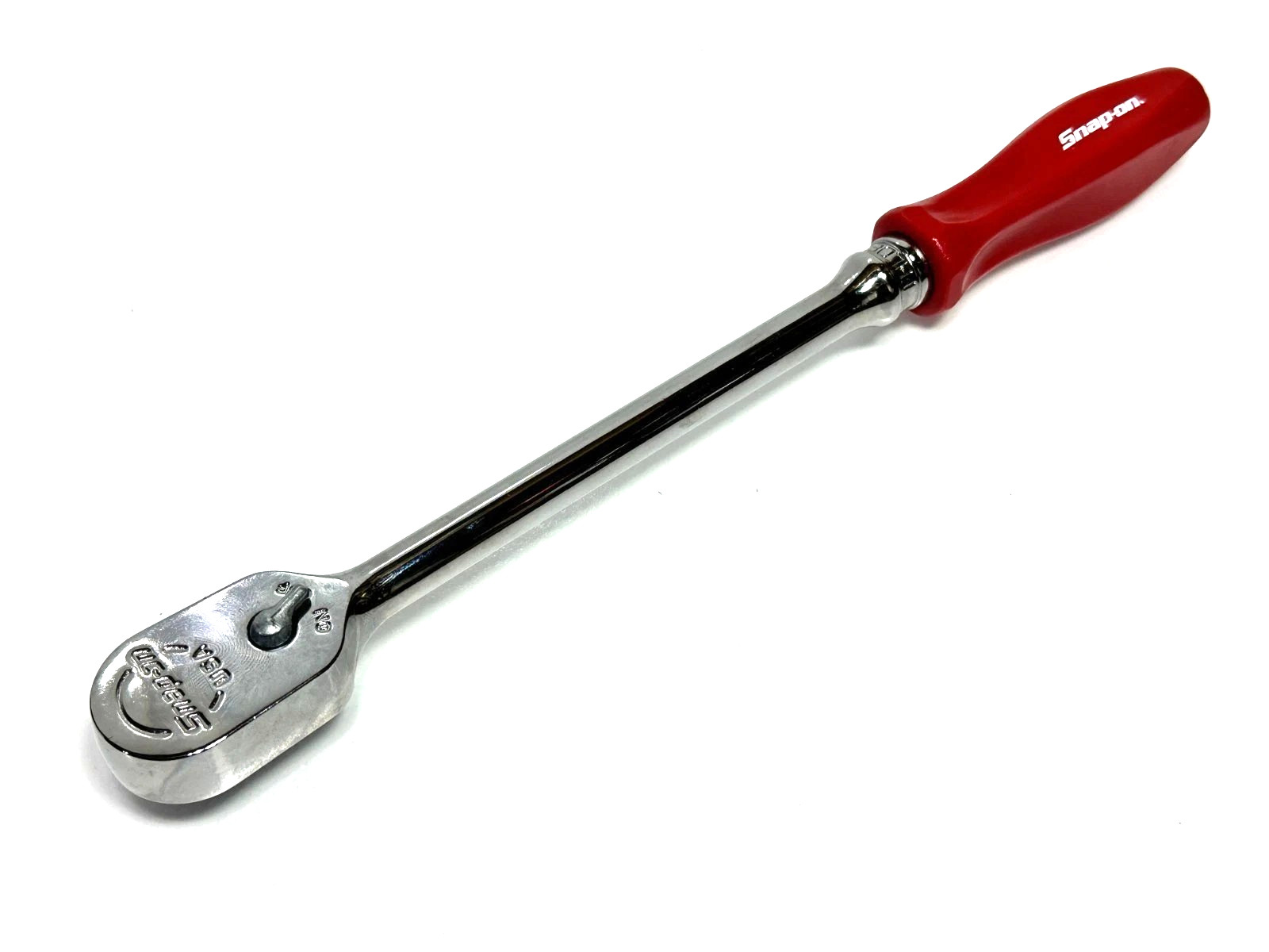 New Snap-on™ 3/8″ drive 12″ long Red Hard Handled Ratchet FHLD80 Dual 80 Tech