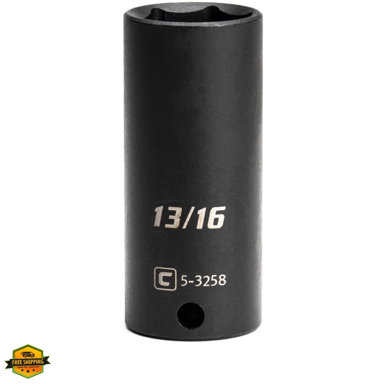 Deep Impact Socket, 3/8-Inch Drive, 6-Point, SAE 13/16-Inch