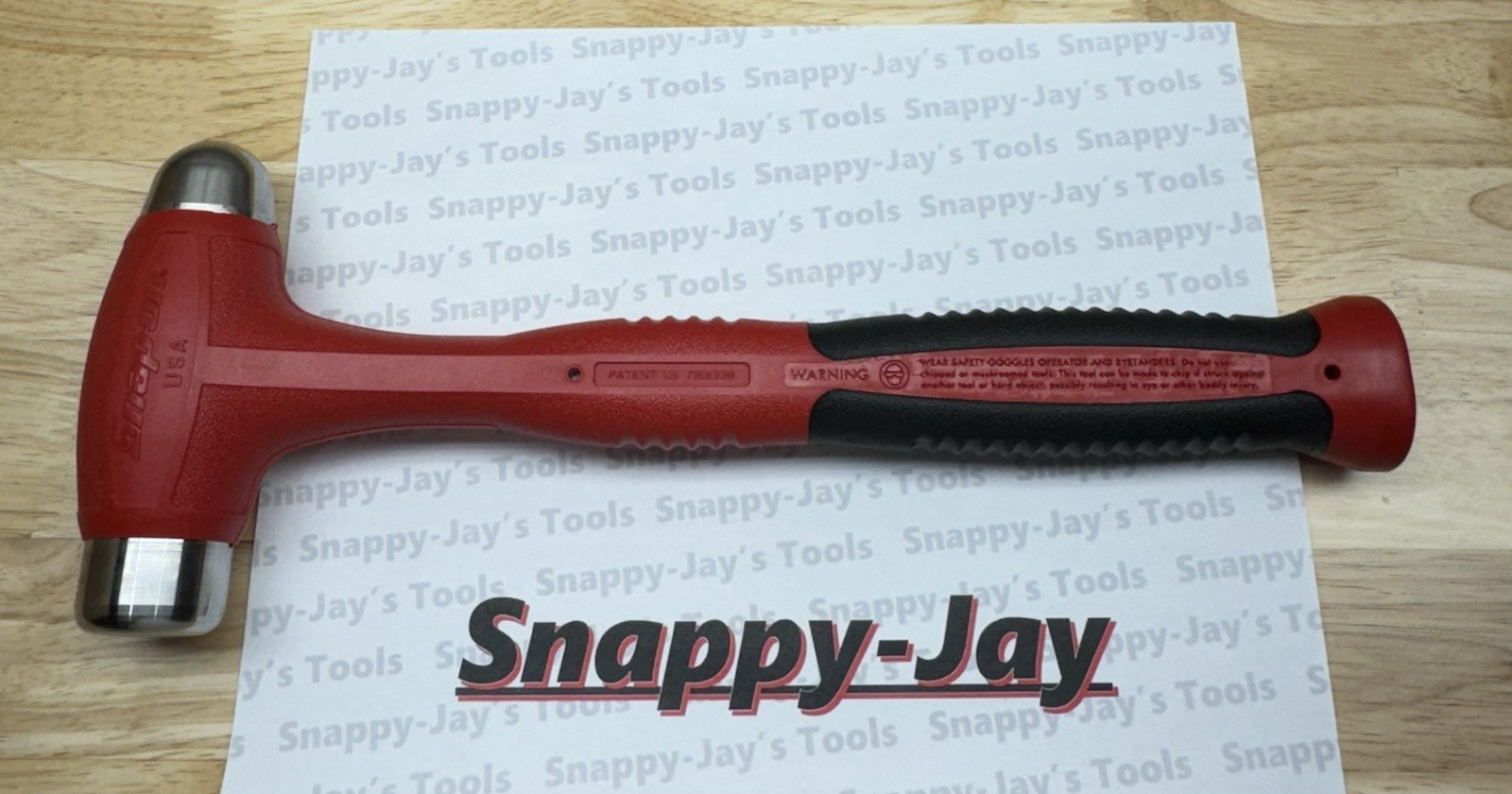 Snap-on Tools USA NEW 24oz/680g RED Soft Grip Dead Blow Hammer HBBD24R