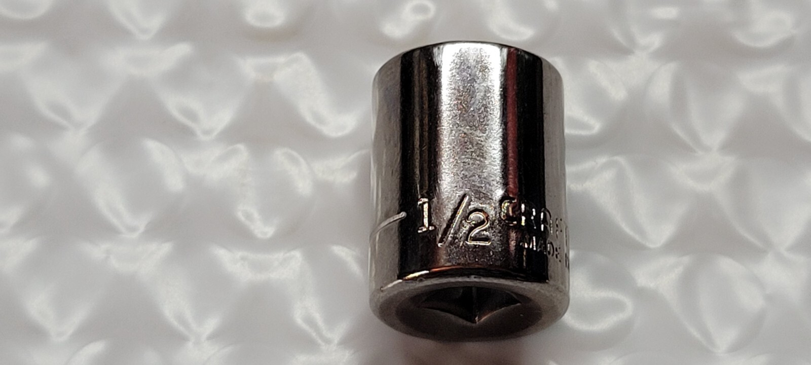 NEW Craftsman -G1- 43499 1/2″ 6pt 1/4″ Drive Socket