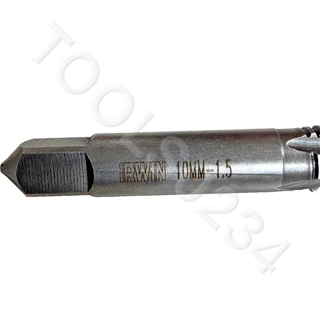 10MM M10 X 1.5 Carbon Steel Plug Tap 4FL USA Irwin 1740 ZR