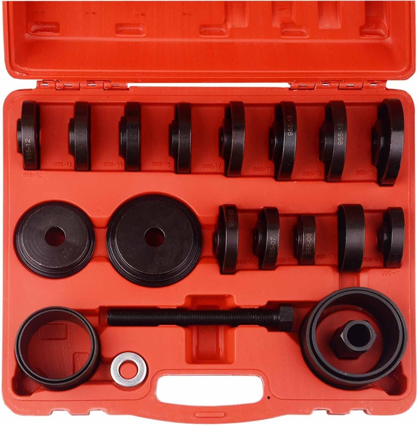 Complete 23-Pcs FWD Bearing Press Kit – Heavy-Duty Steel for Vehicles & Trucks