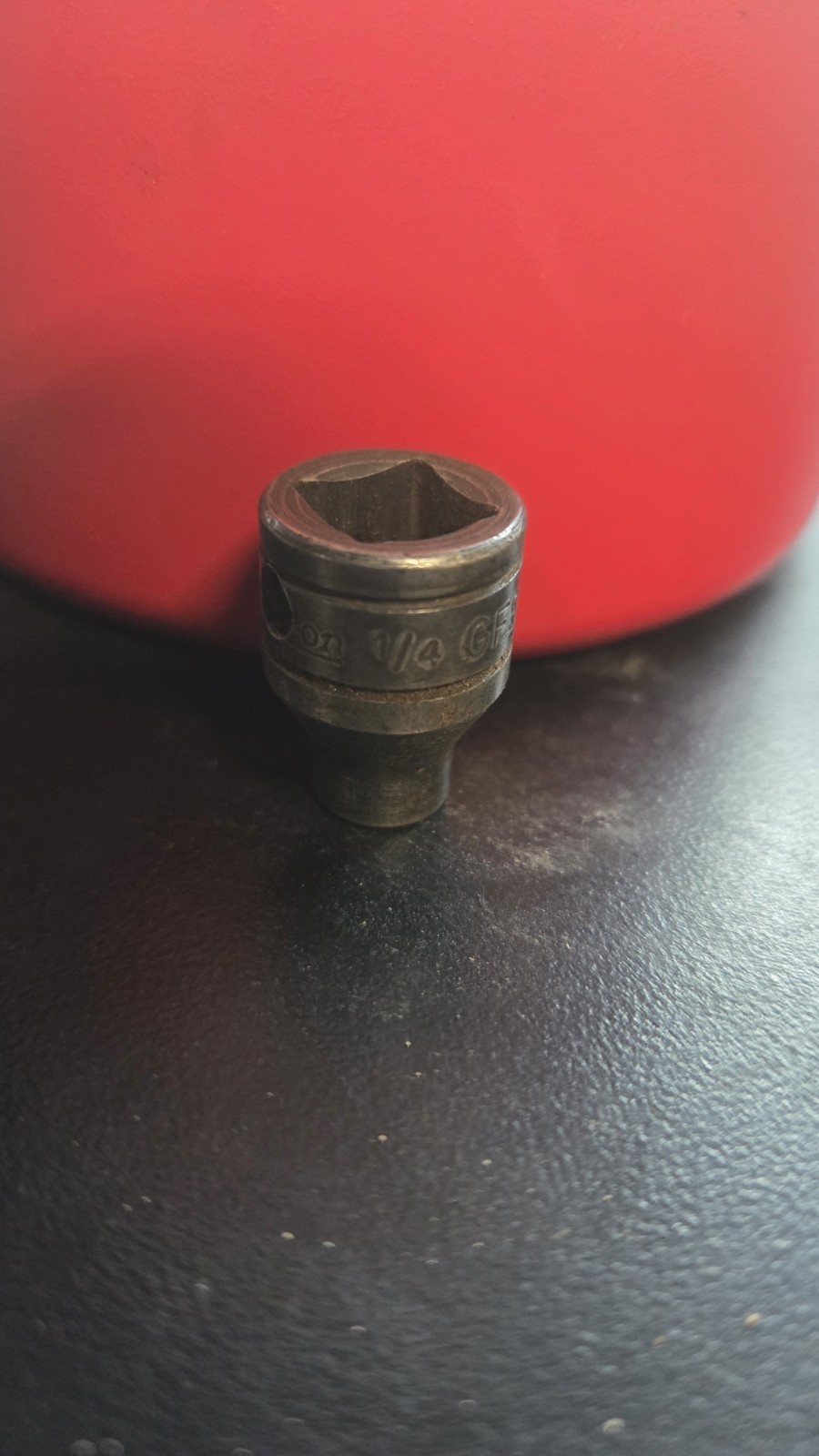 Snap-on Tools USA 3/8″ Drive 1/4″ Black Oxide Shallow Socket GFS081