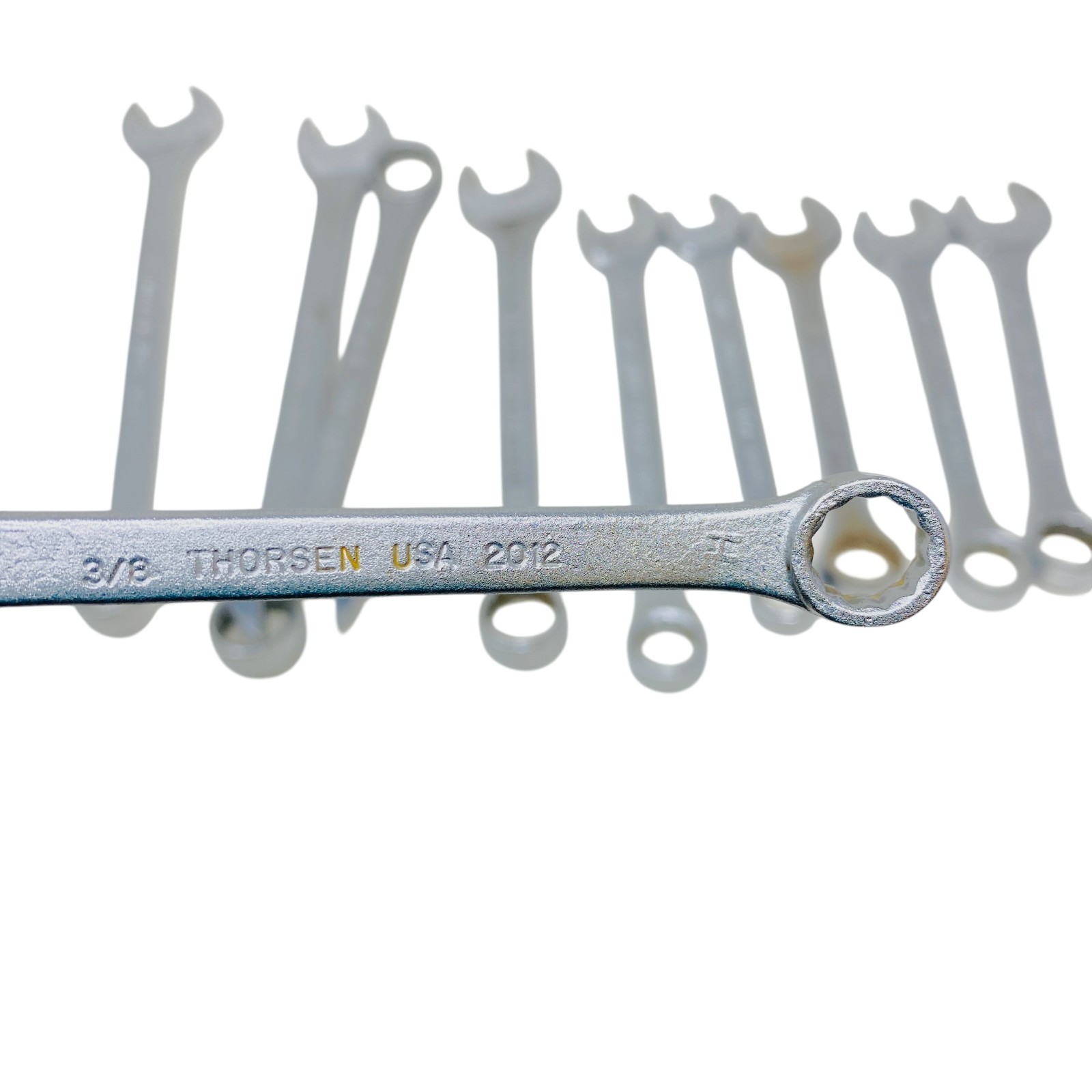 Thorsen USA Combination Wrench Lot SAE Mechanics Hand Tools Set, 10 Pcs