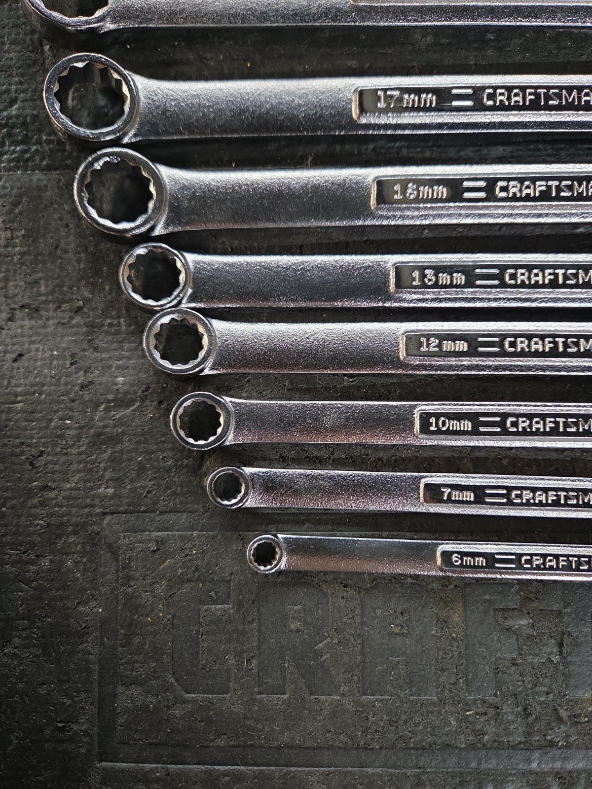 Craftsman Metric Double Box End Wrench Set 12 Point 6mm to 24mm 10pc Made in USA