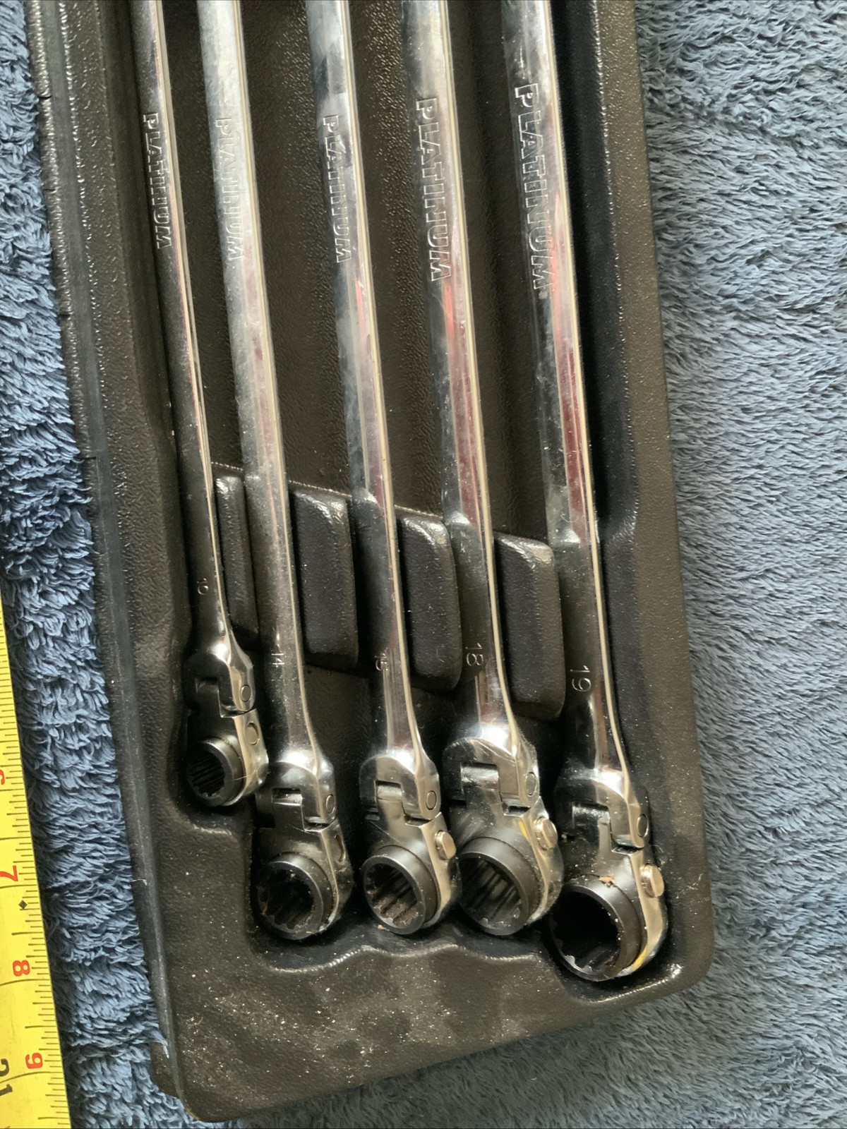 Platinum Double Swivel End Wrench Set, Metric…..5pc….see Pics…