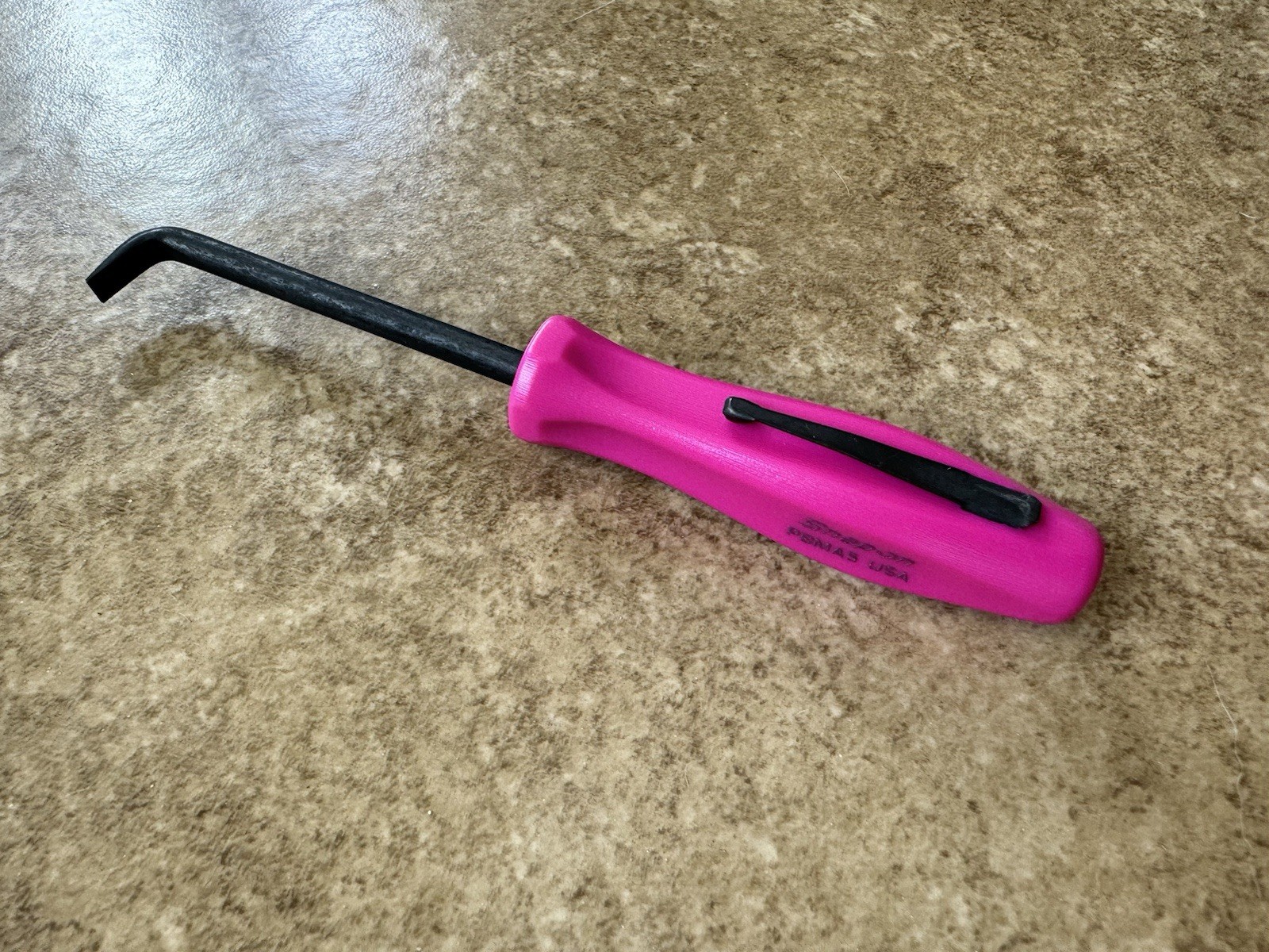 🟣 NEW Snap-On ELECTRIC PINK 90 Degree MINI Pocket Prybar Electric Pink PBMA5