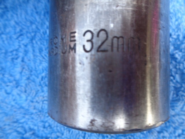 Chrome Vanadium 1/2″ Drive 32mm Hex, 78mm Long Deep Impact Socket LOT #78